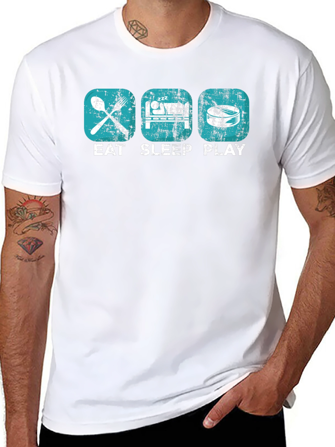 Eat Sleep Play Hockey T-Shirt