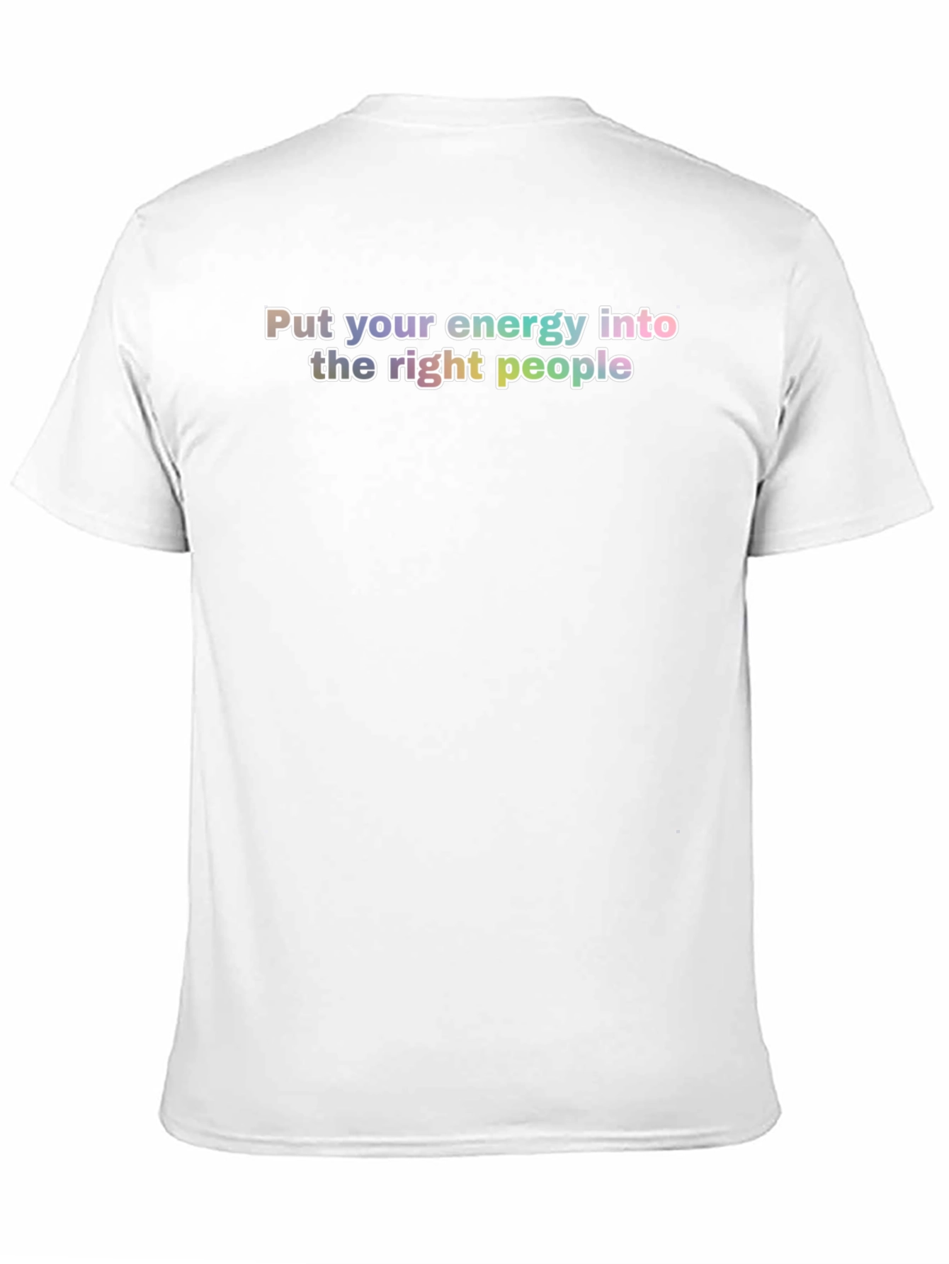 Energy into the Right People Black T-Shirt