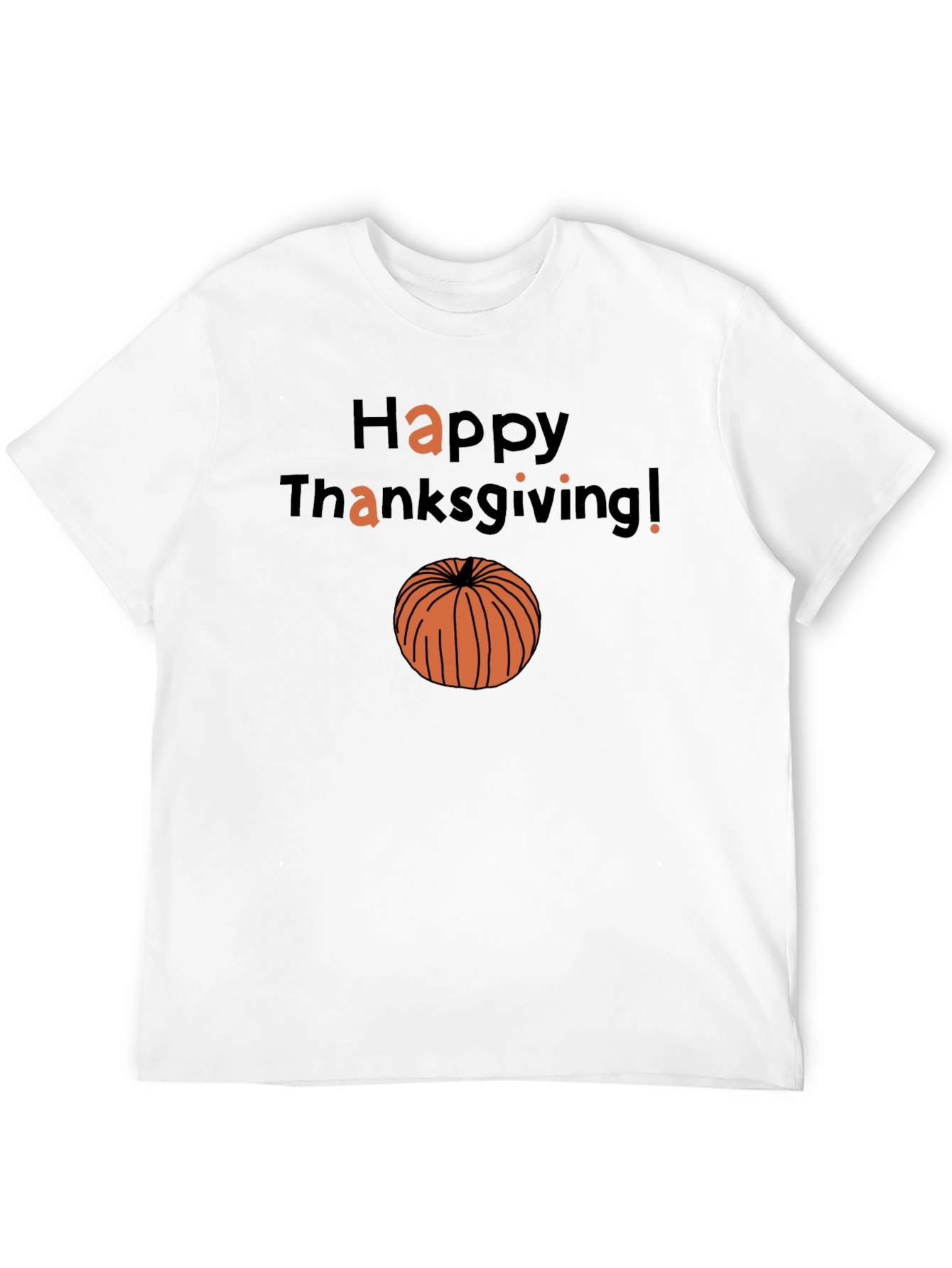 Happy Thanksgiving Pumpkin T-Shirt