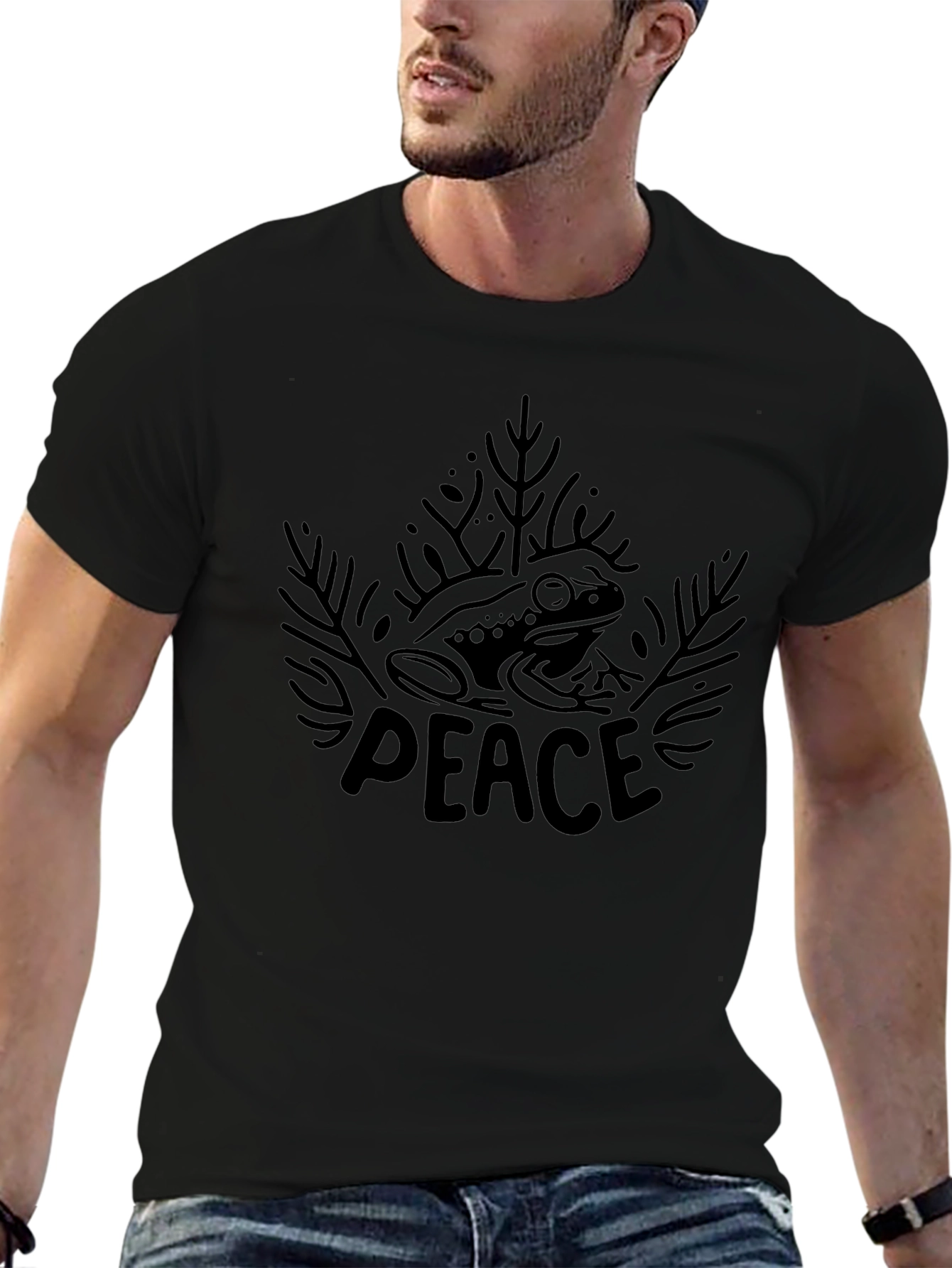 Frog Peace Graphic T-Shirt