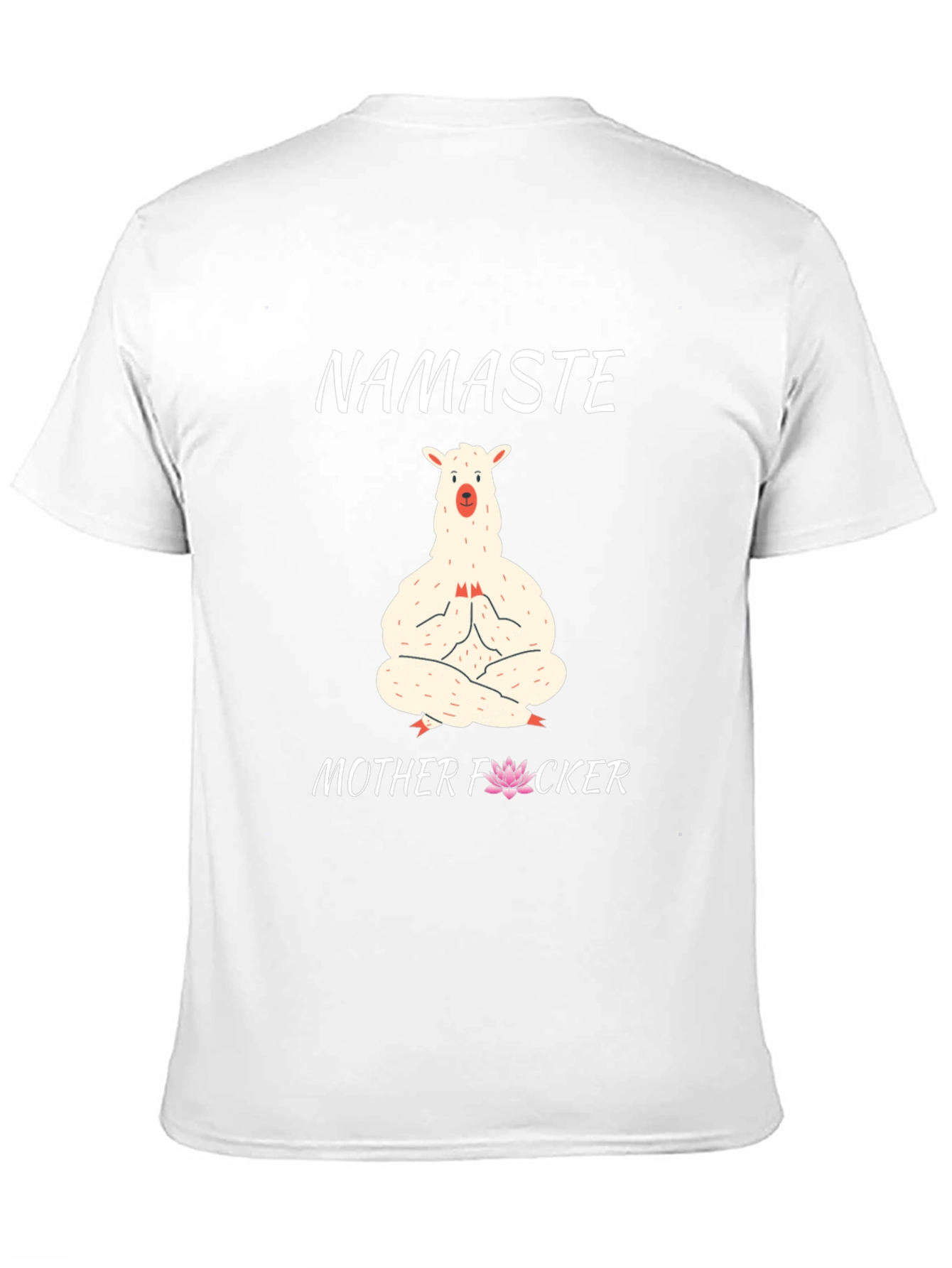 Namaste Llama Graphic T-Shirt - Funny Yoga Tee