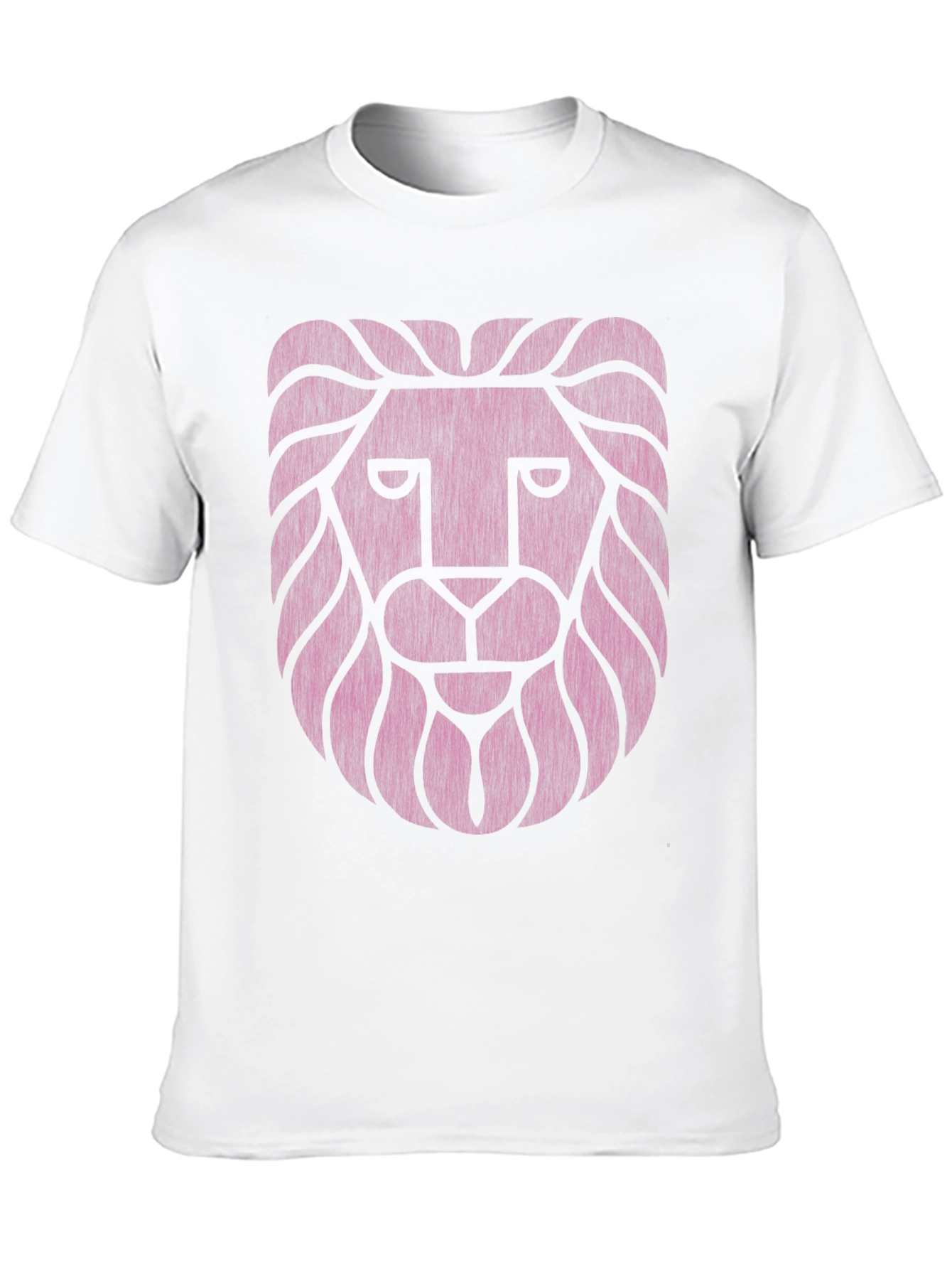 Lion Head Graphic T-Shirt - Stylish Black Tee