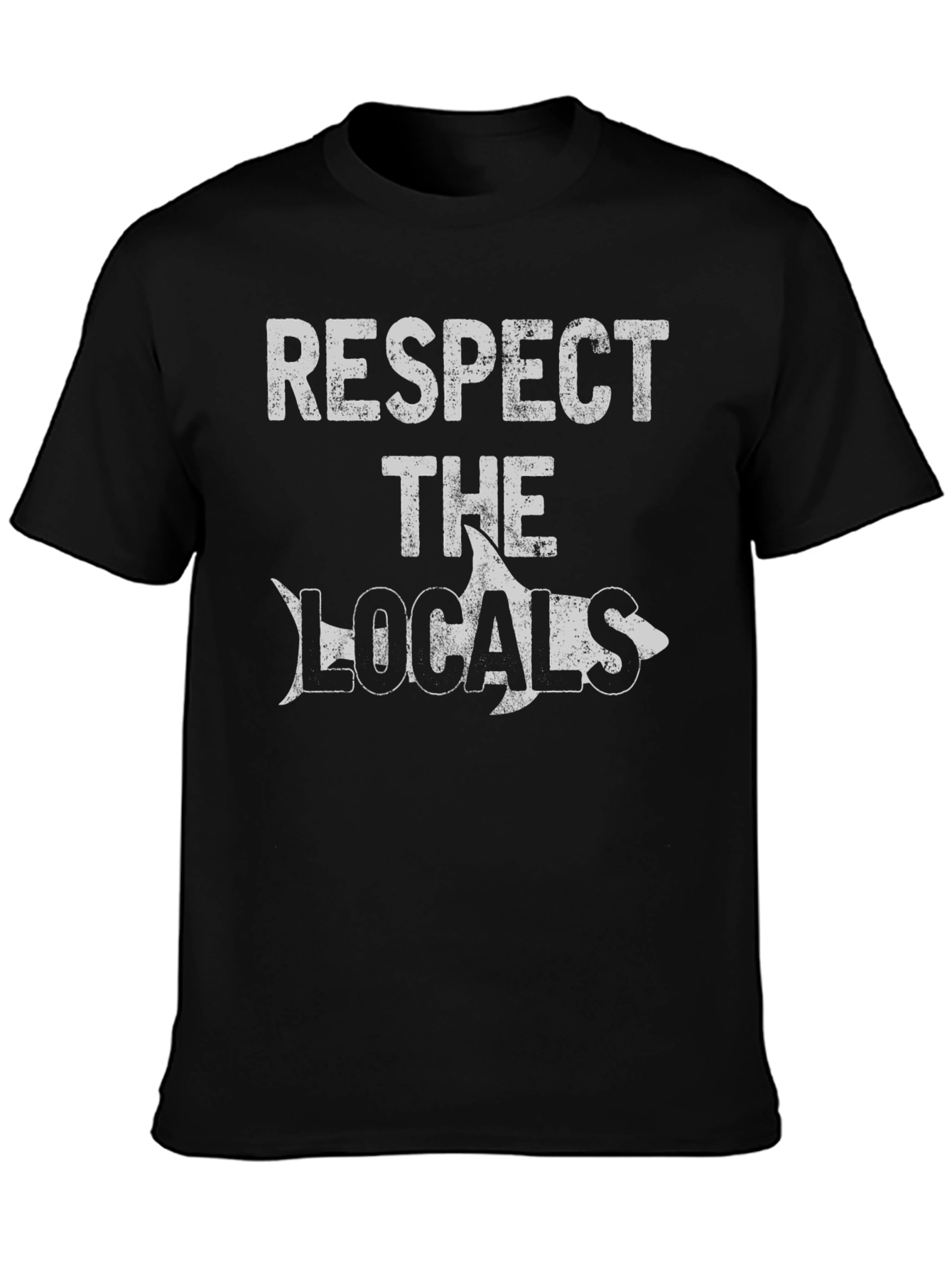 Respect The Locals Shark Graphic Tee