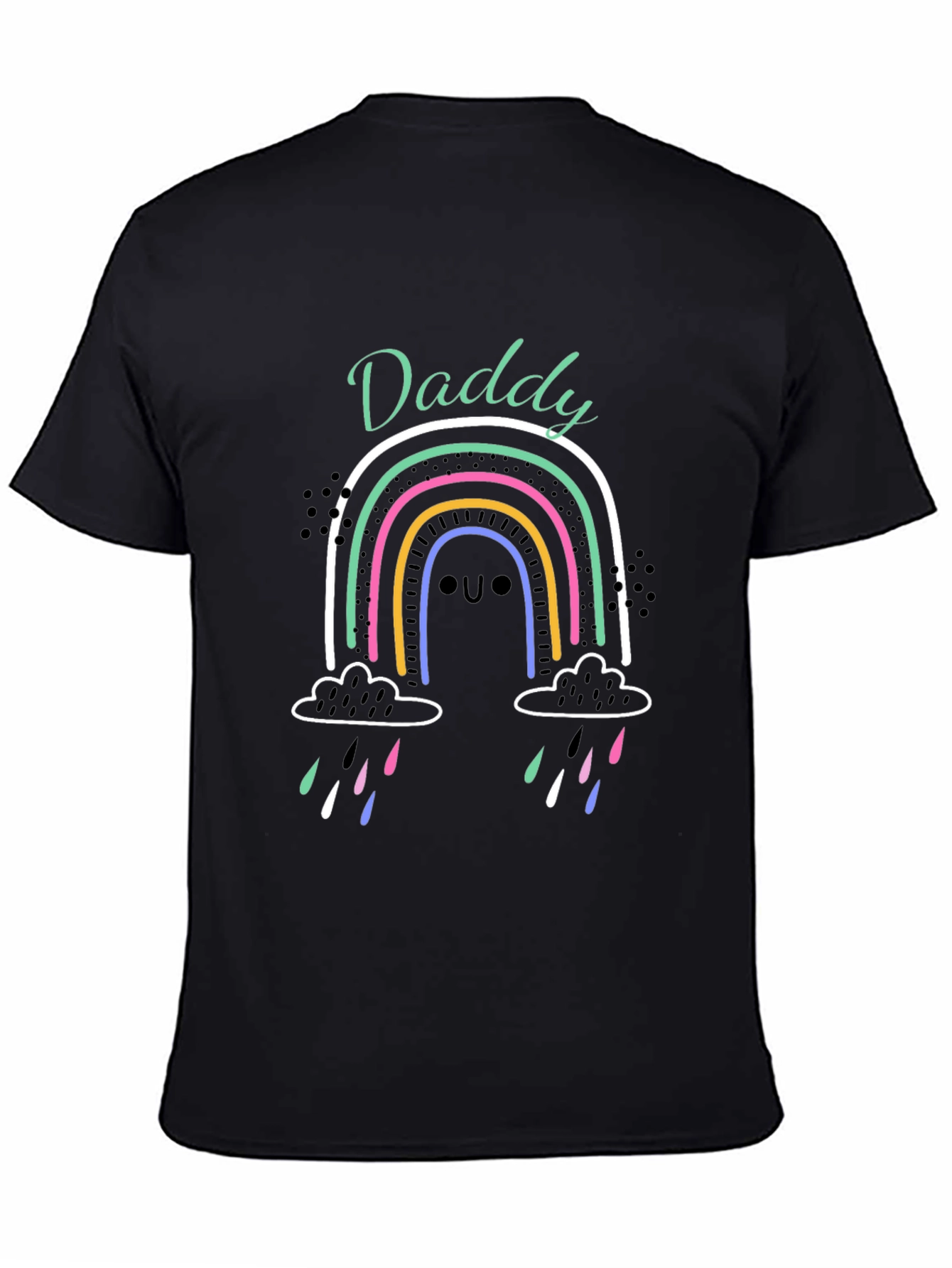 Daddy Rainbow Graphic T-Shirt - Cute Fathers Day Gift
