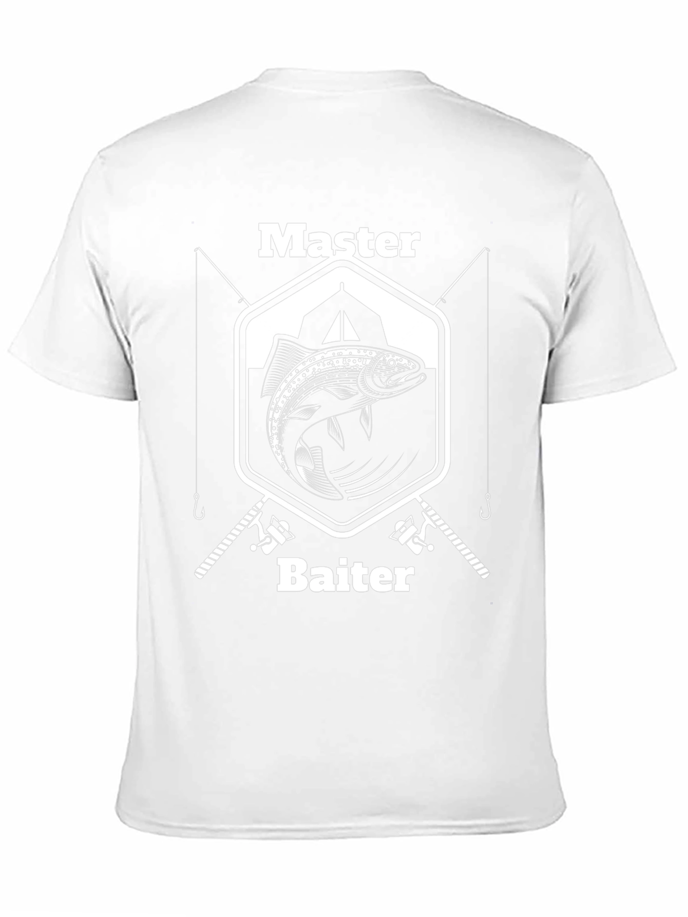 Master Baiter T-Shirt Fishing Humor Graphic Tee