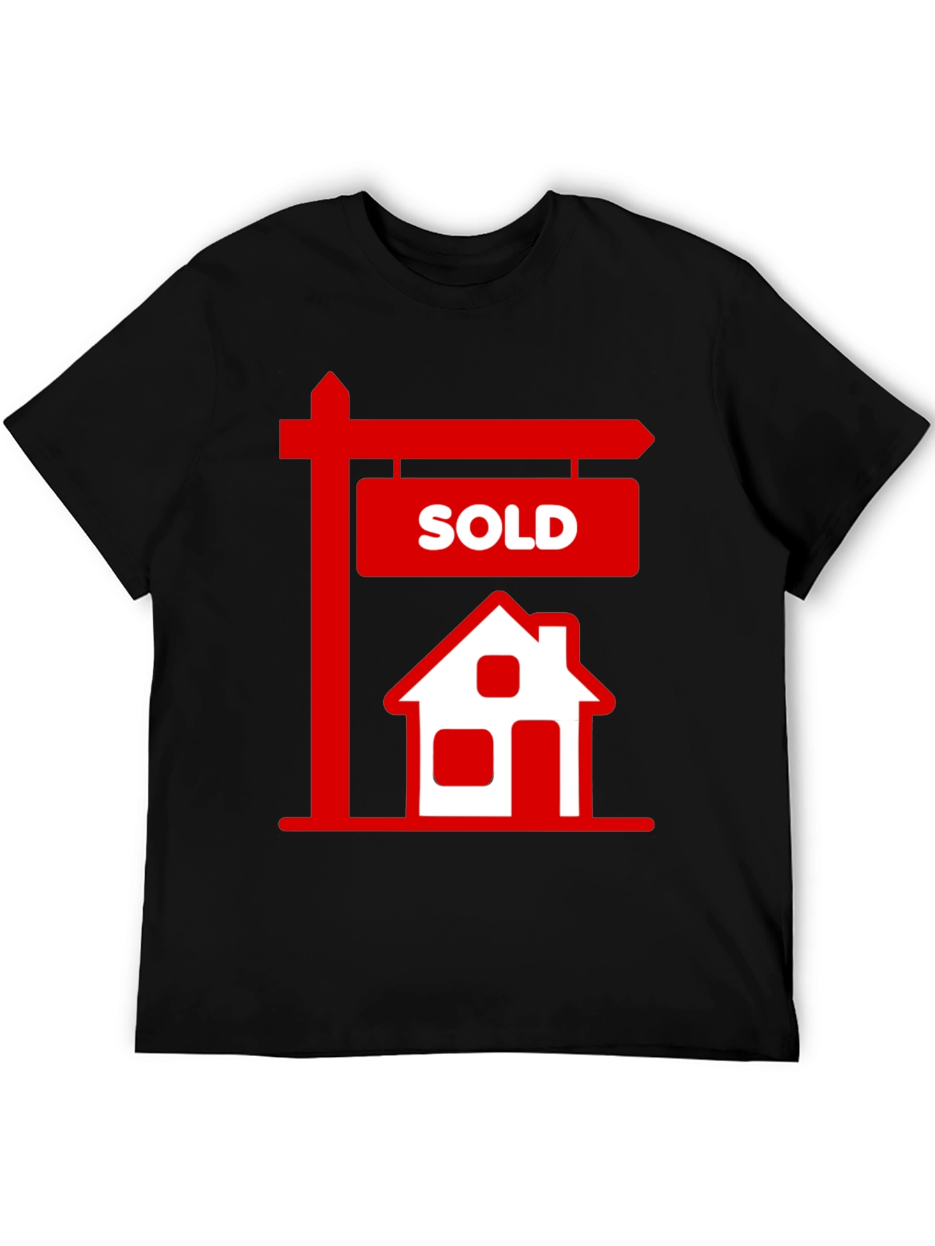 Sold House Graphic Tee - Real Estate T-Shirt
