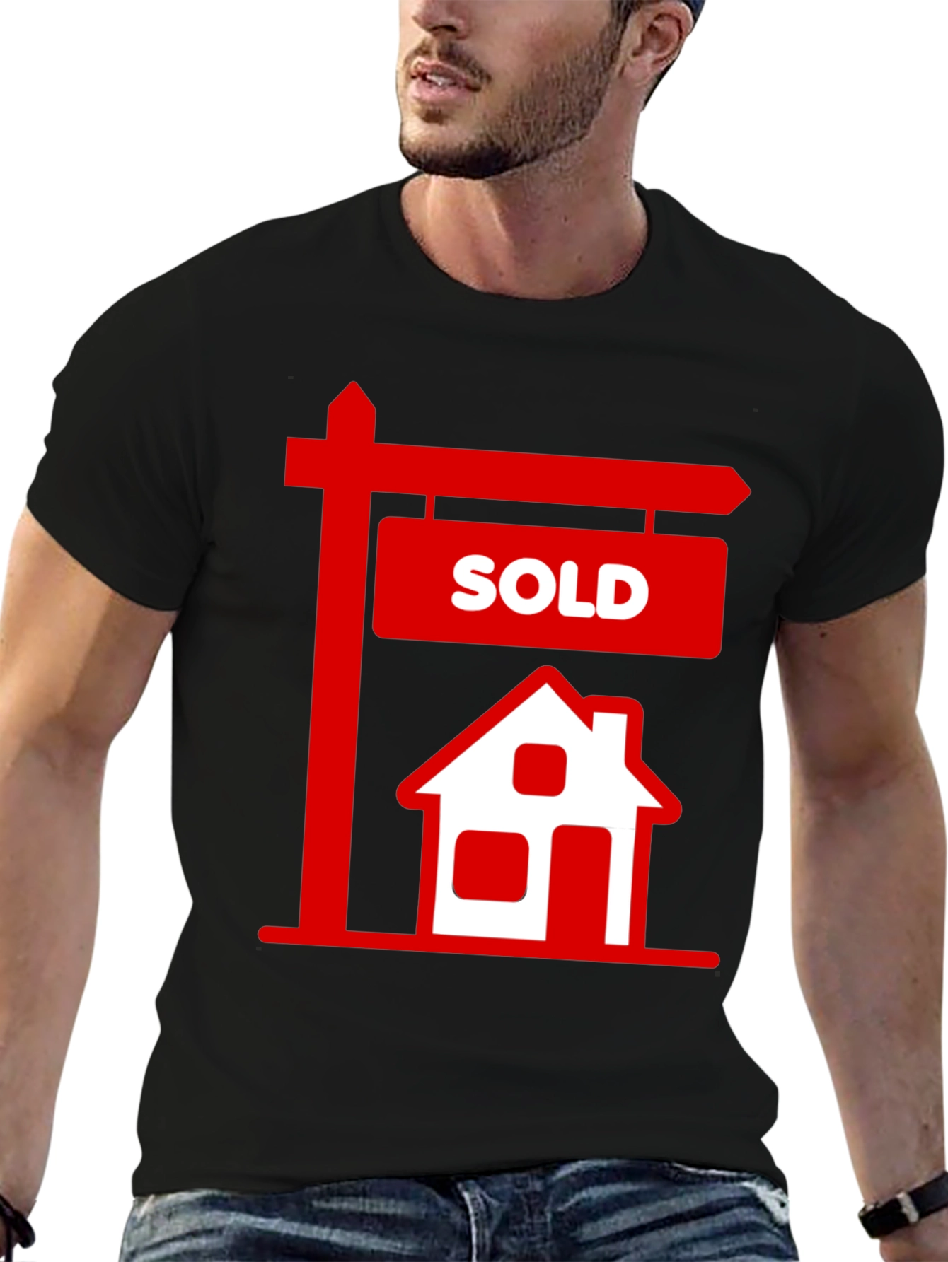 Sold House Graphic Tee - Real Estate T-Shirt