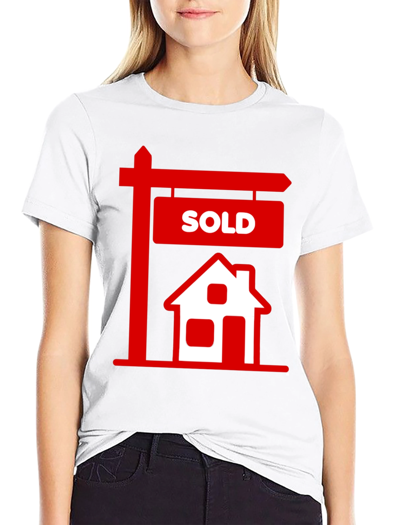 Sold House Graphic Tee - Real Estate T-Shirt