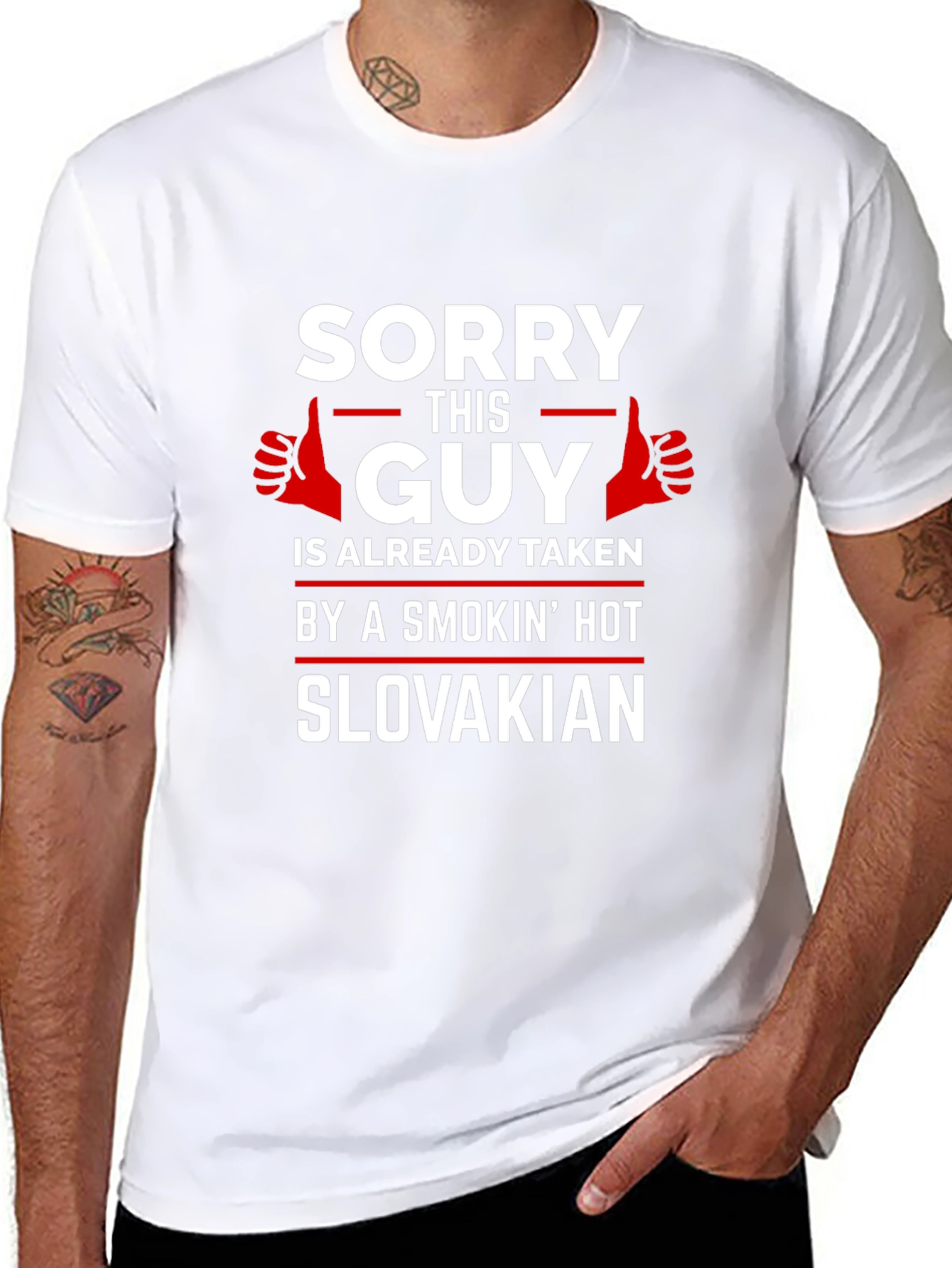 Sorry This Guy Taken by Slovakian T-Shirt
