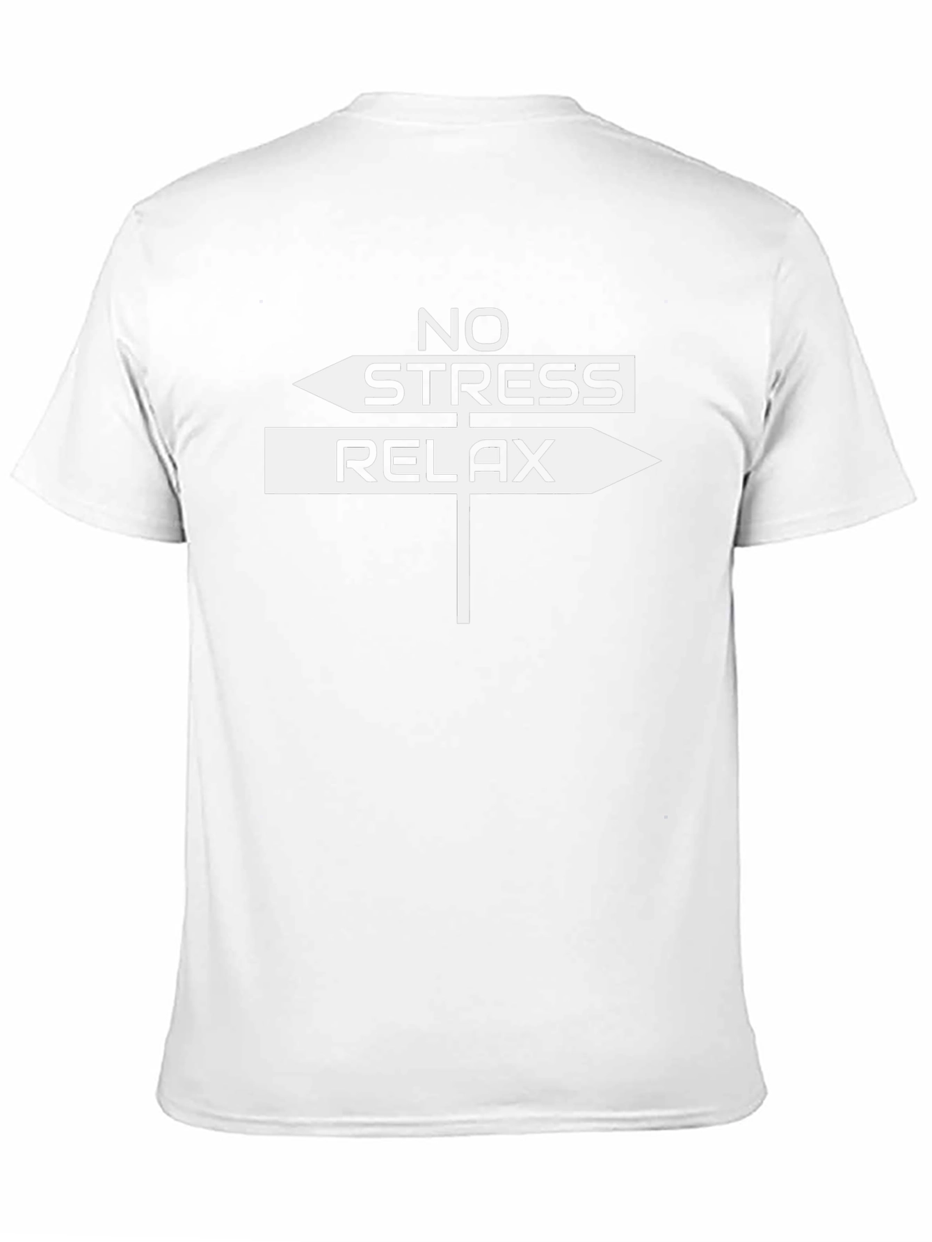 No Stress Relax Arrow Sign T-Shirt