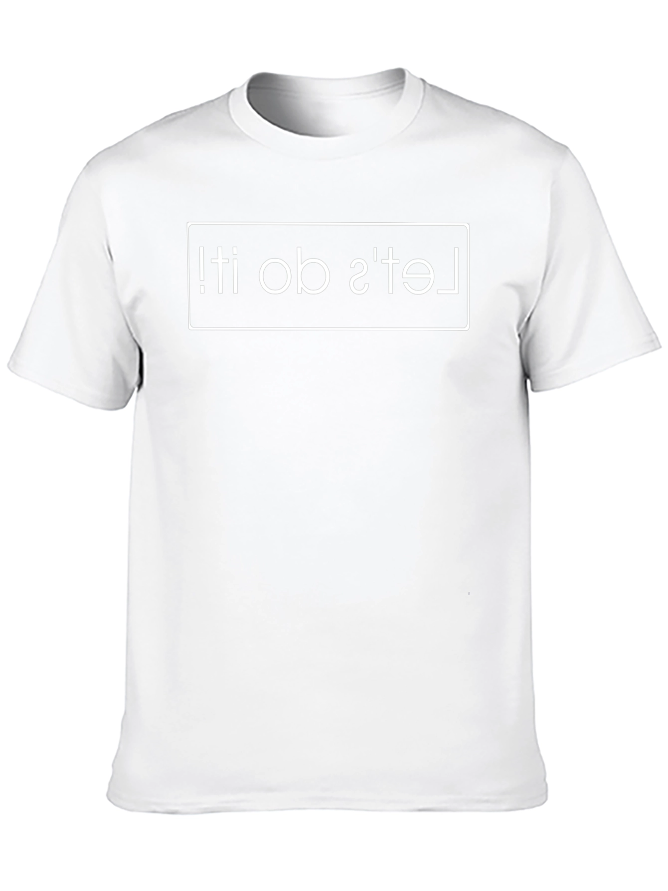 Retro Lets Go Inverted Graphic Black T-Shirt