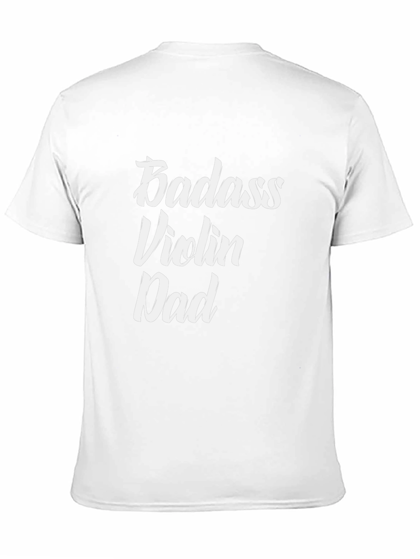 Badass Violin Dad Graphic Tee - Black T-Shirt