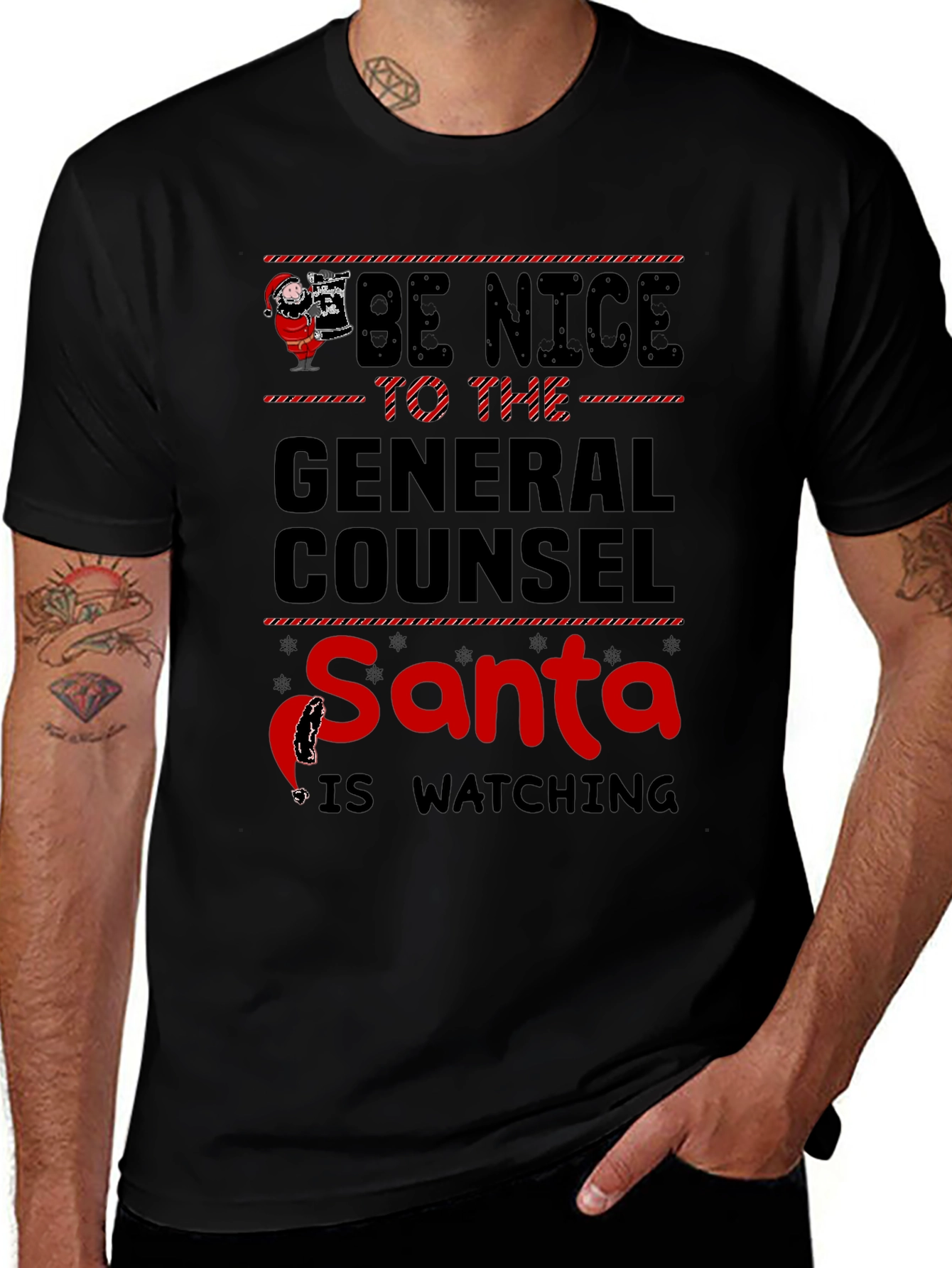 Be Nice to the General Counsel Santa Shirt