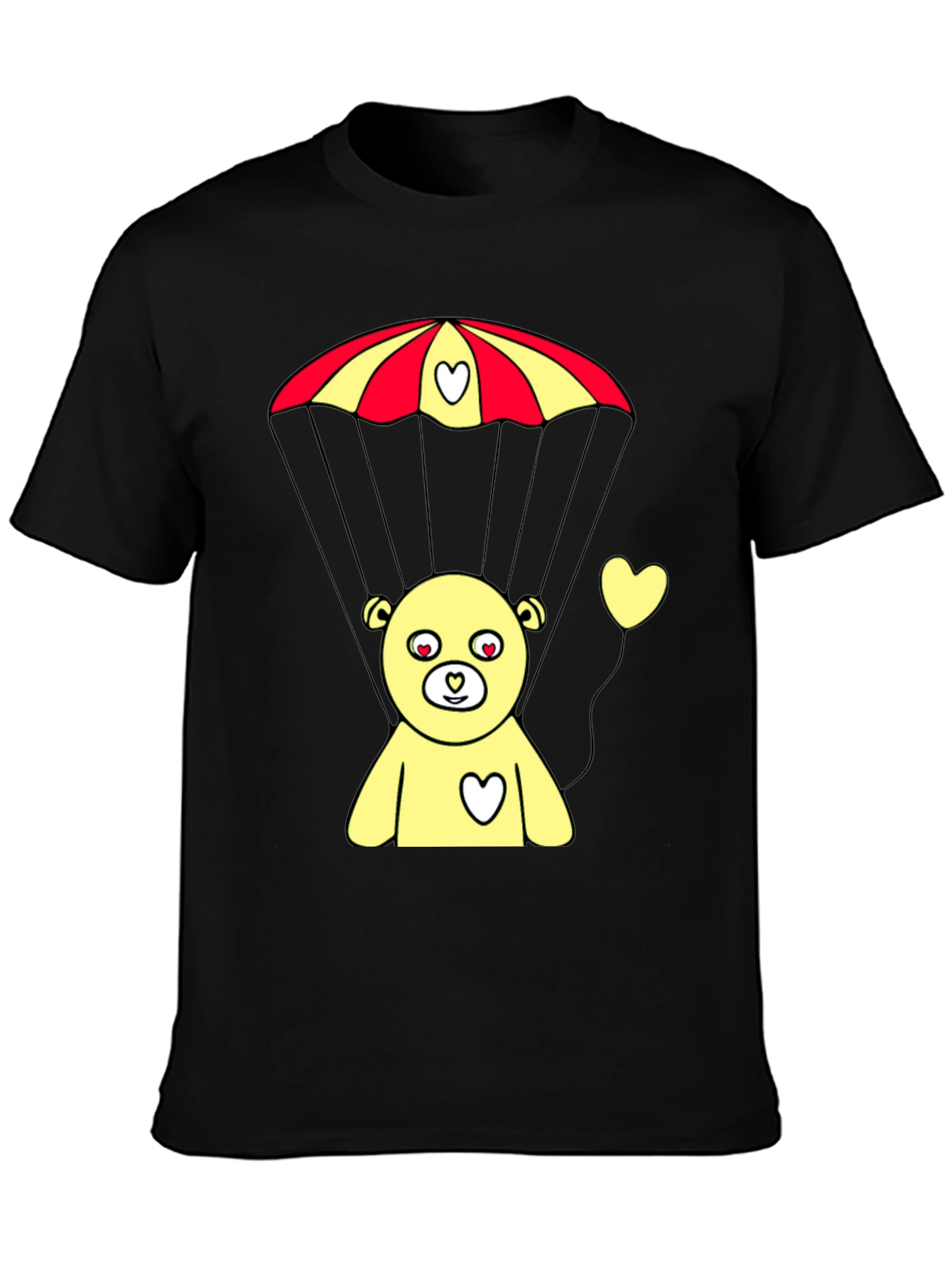 Parachute Bear Graphic Tee - Sweet & Playful Design