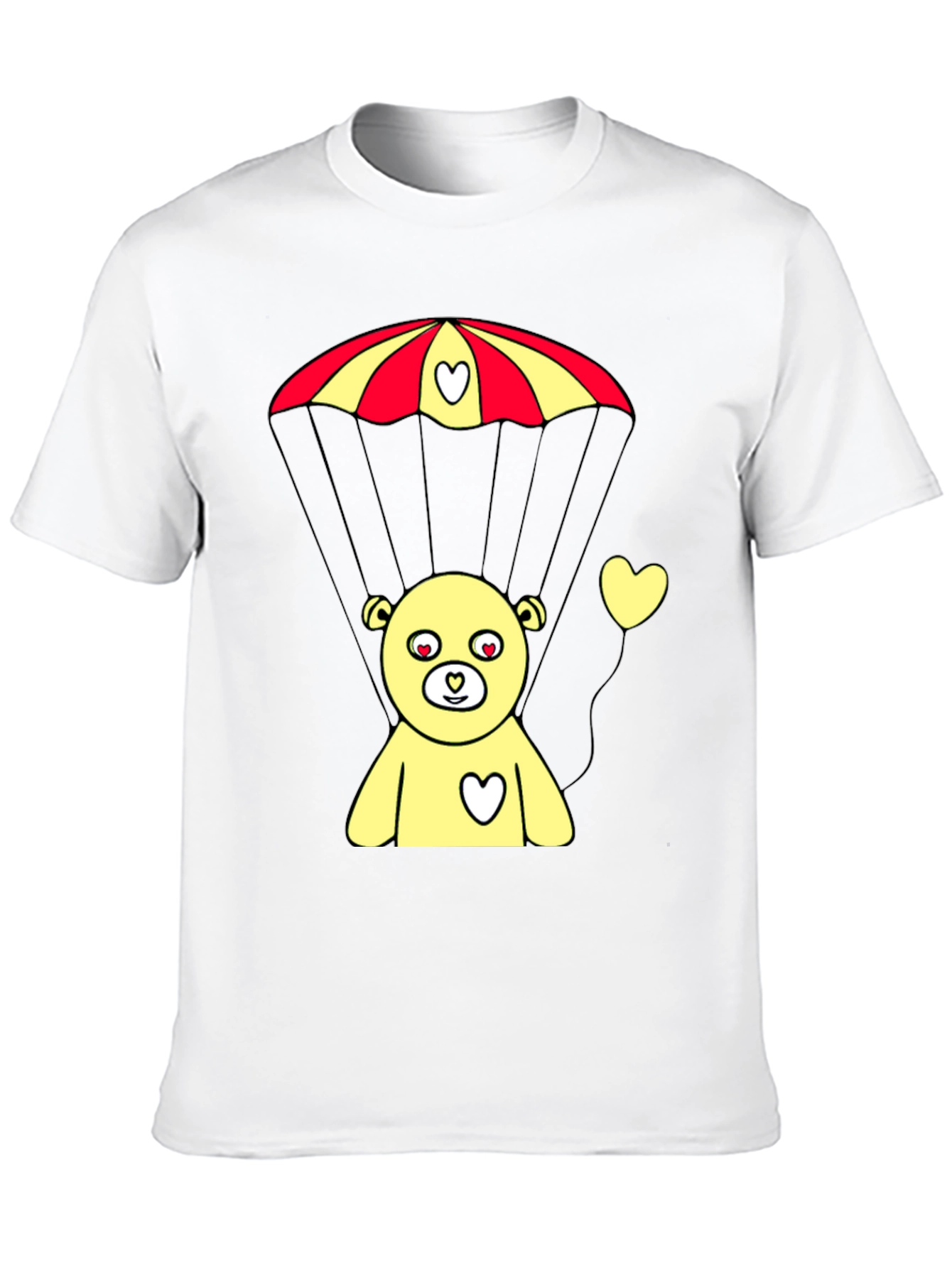 Parachute Bear Graphic Tee - Sweet & Playful Design