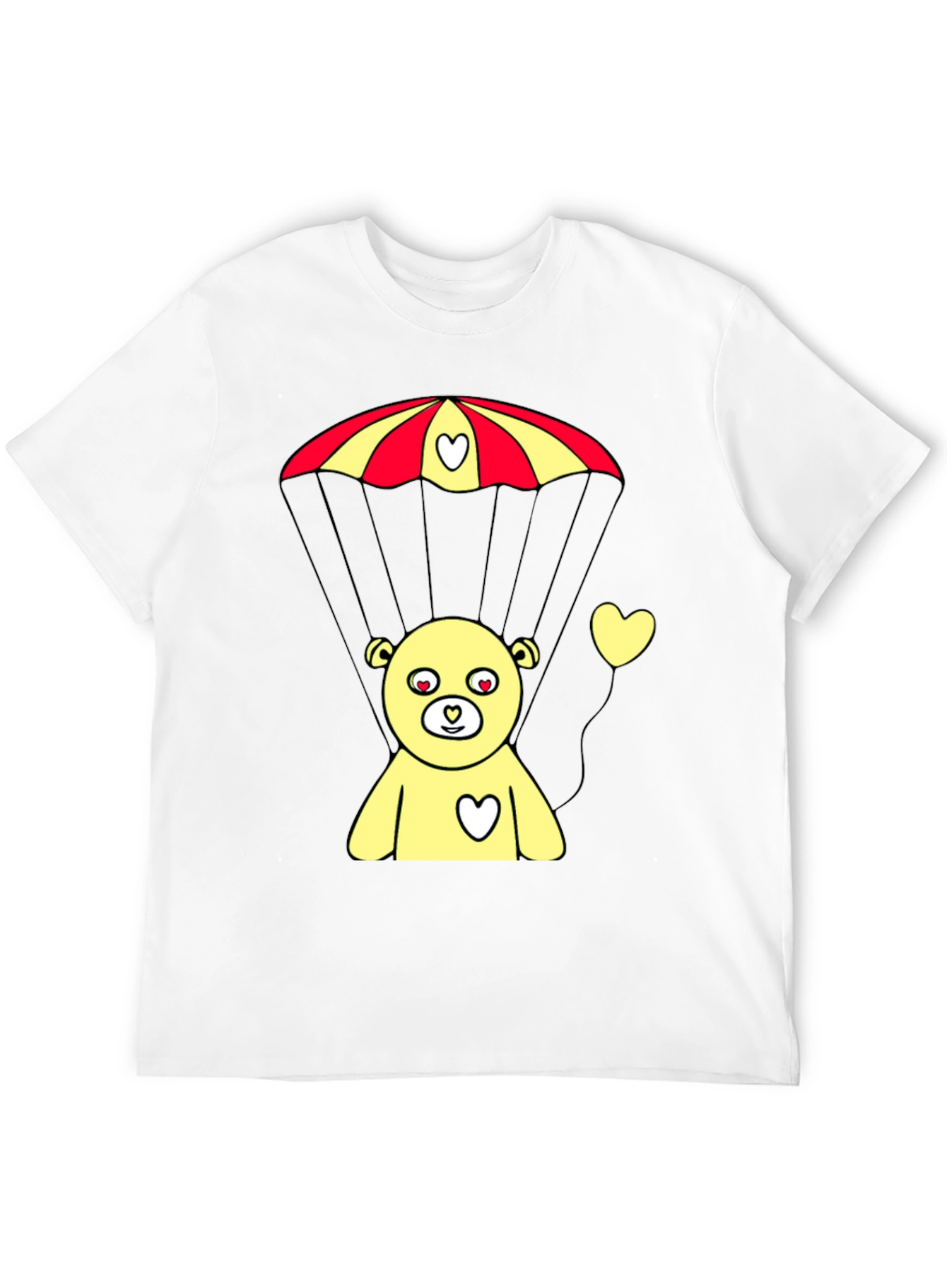 Parachute Bear Graphic Tee - Sweet & Playful Design