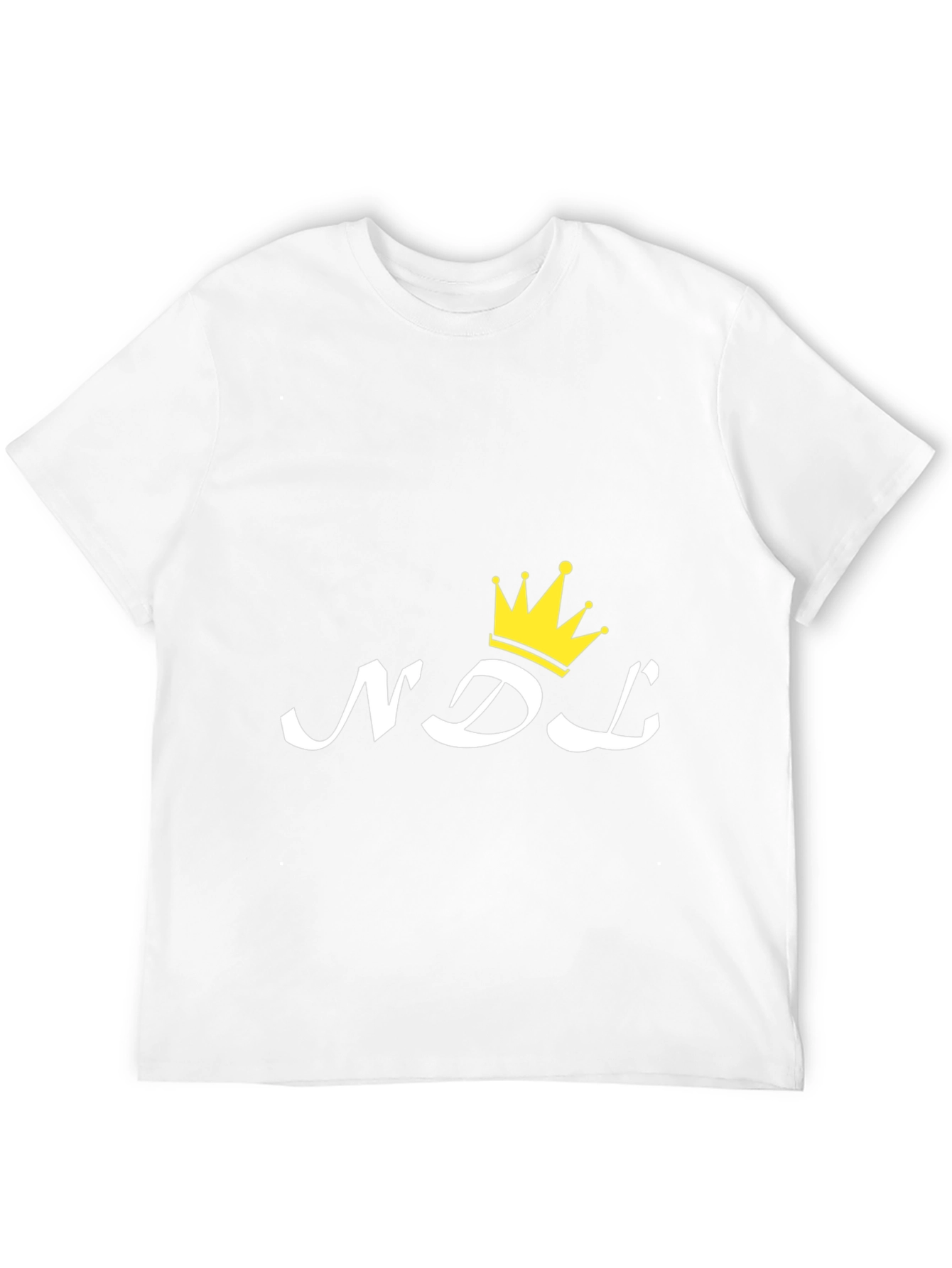 NDL Crown Graphic Print Black T-Shirt