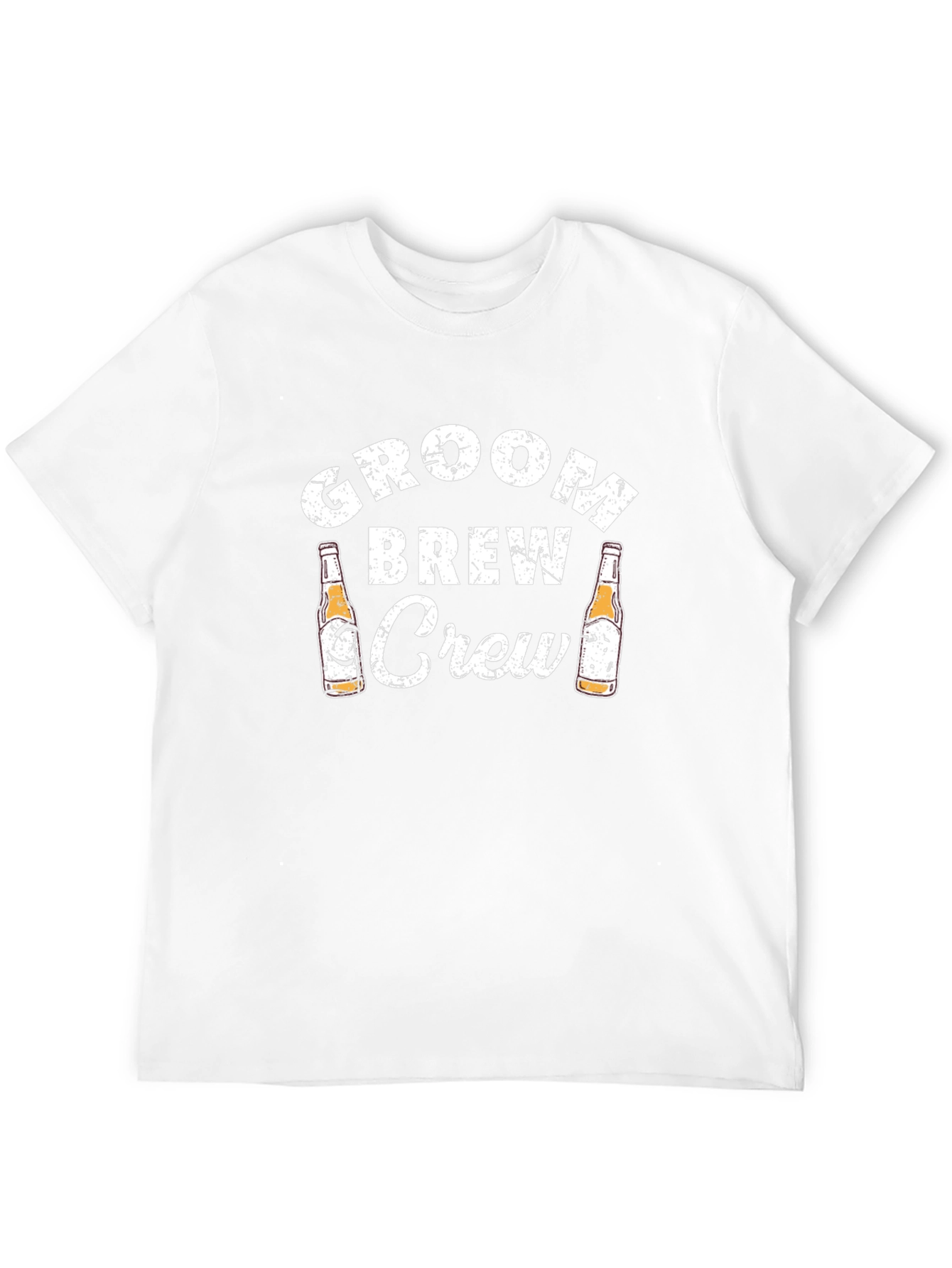Groom Brew Crew Black Graphic Tee