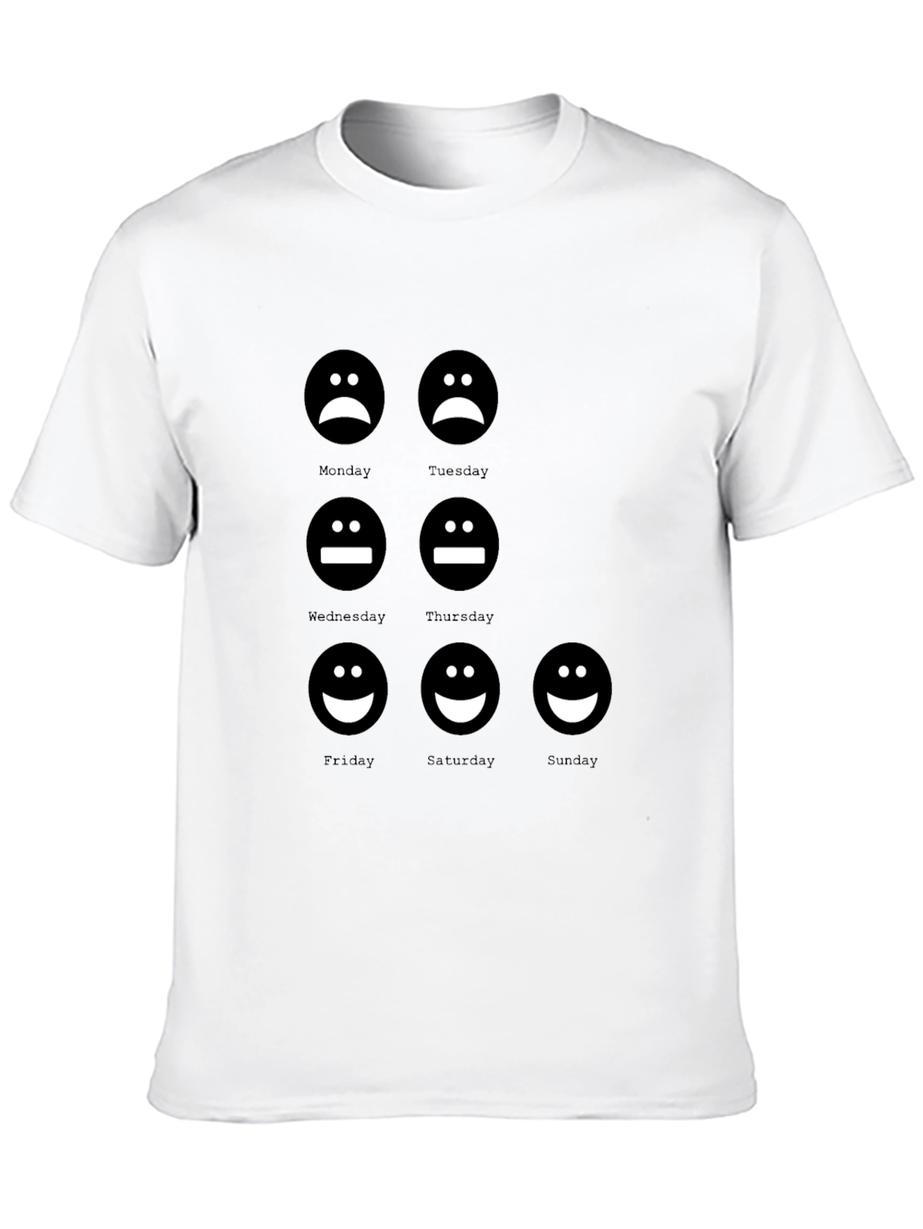 Mood of the Week Black Graphic T-Shirt