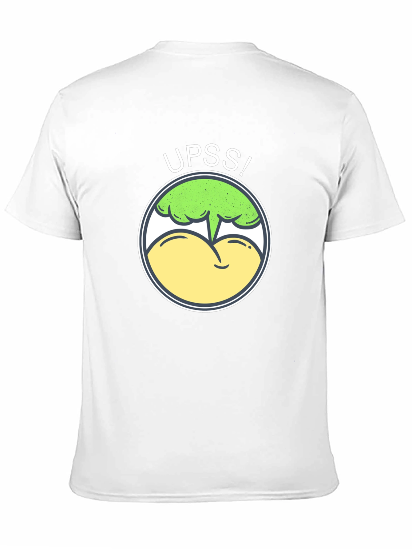 Funny UPSS! Broccoli Butt T-Shirt - Humor Tee