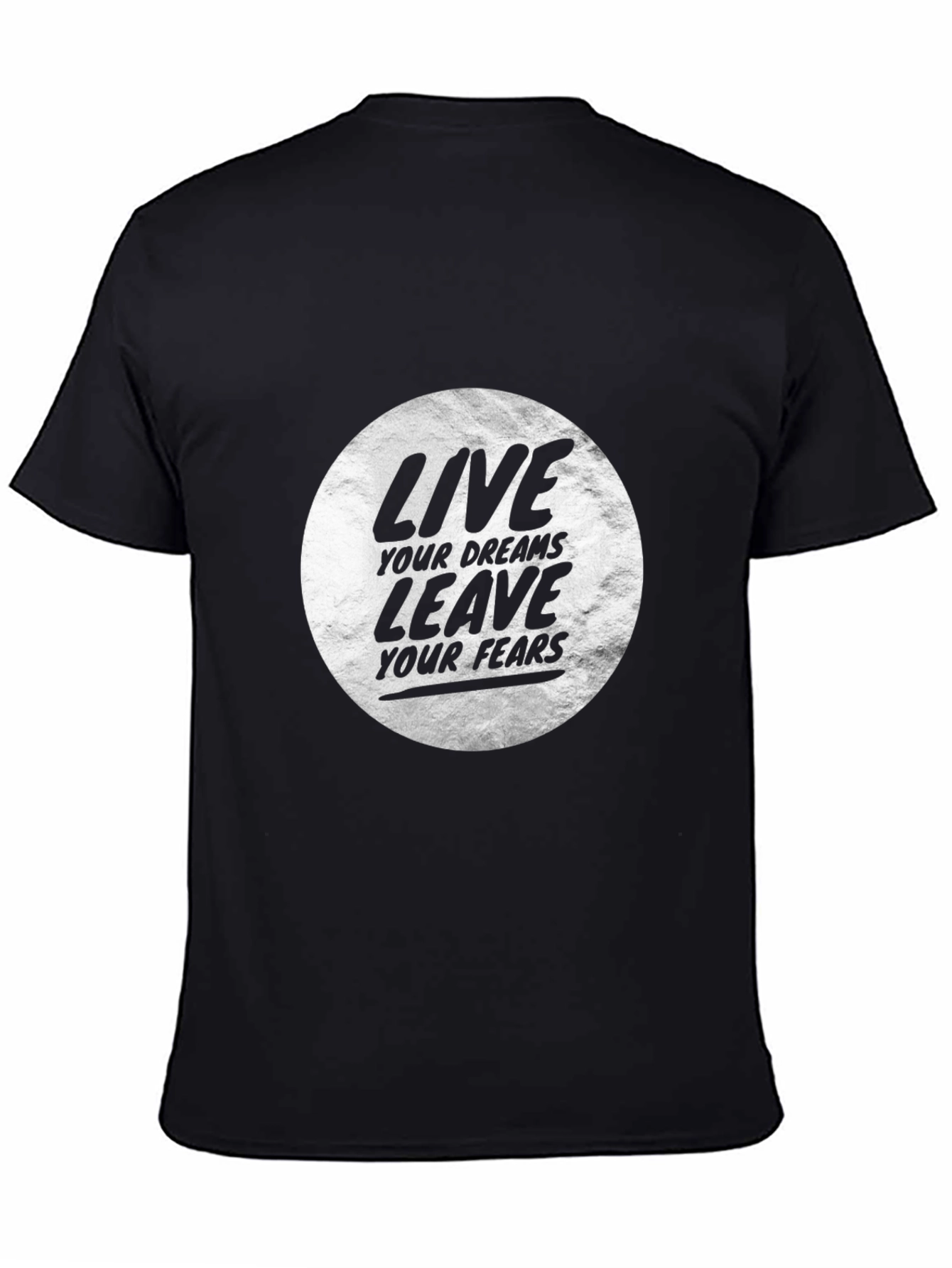 Live Your Dreams Graphic Tee - Black