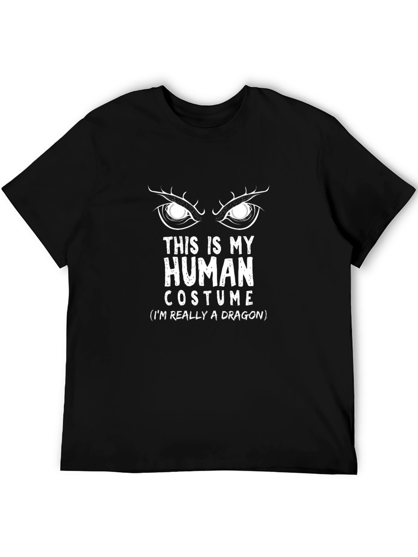 Human Costume Funny Dragon Graphic Tee
