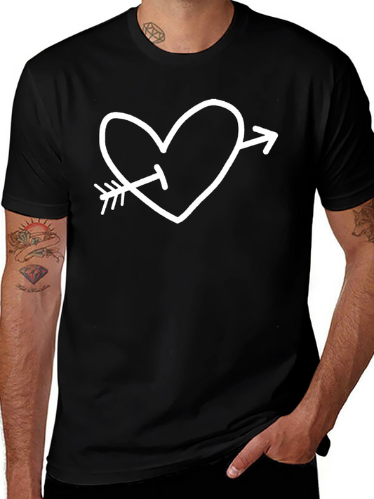 Cupids Arrow Heart Graphic Tee