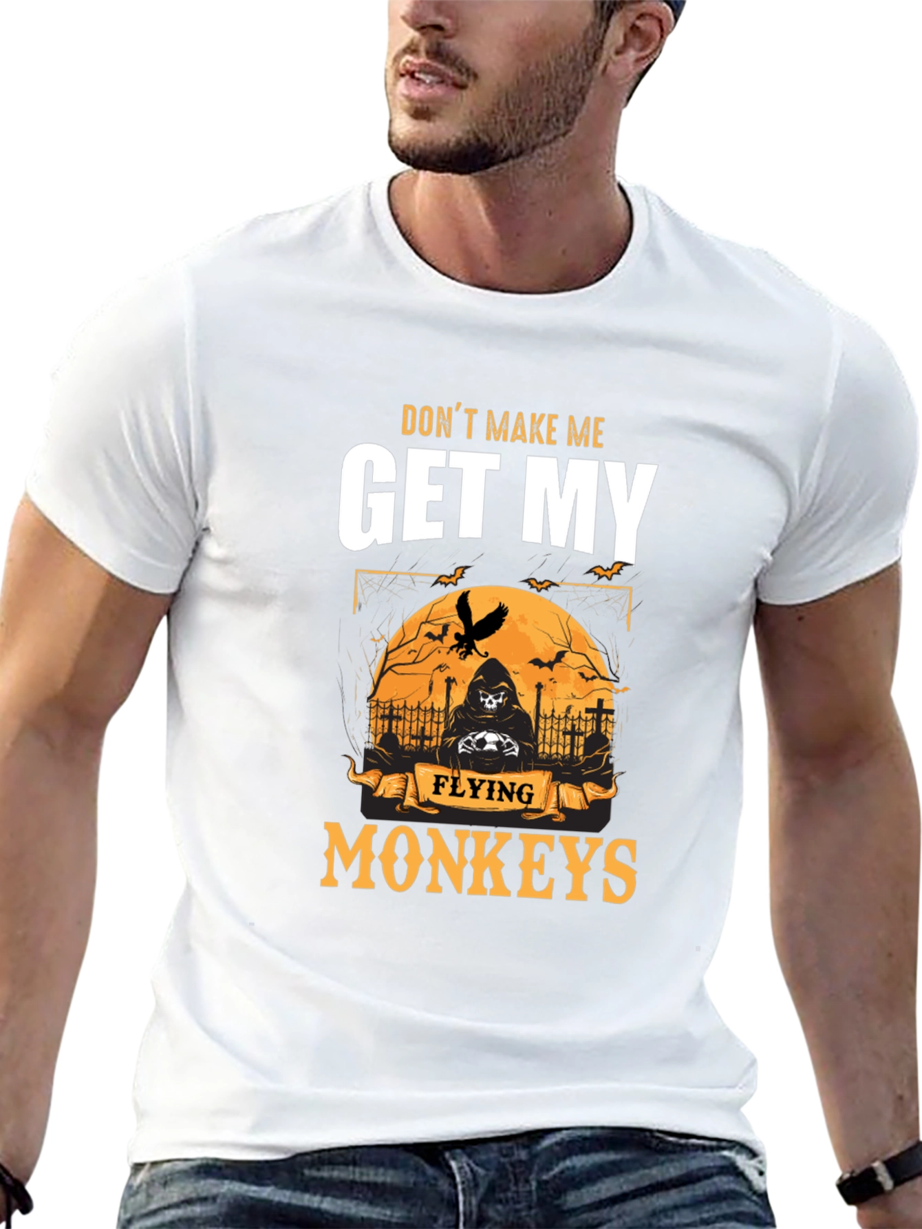 Dont Make Me Get My Flying Monkeys Halloween T-Shirt