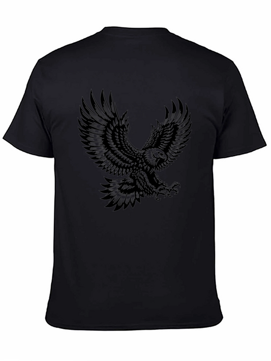 Black Eagle Graphic Tee - Mens Fashion