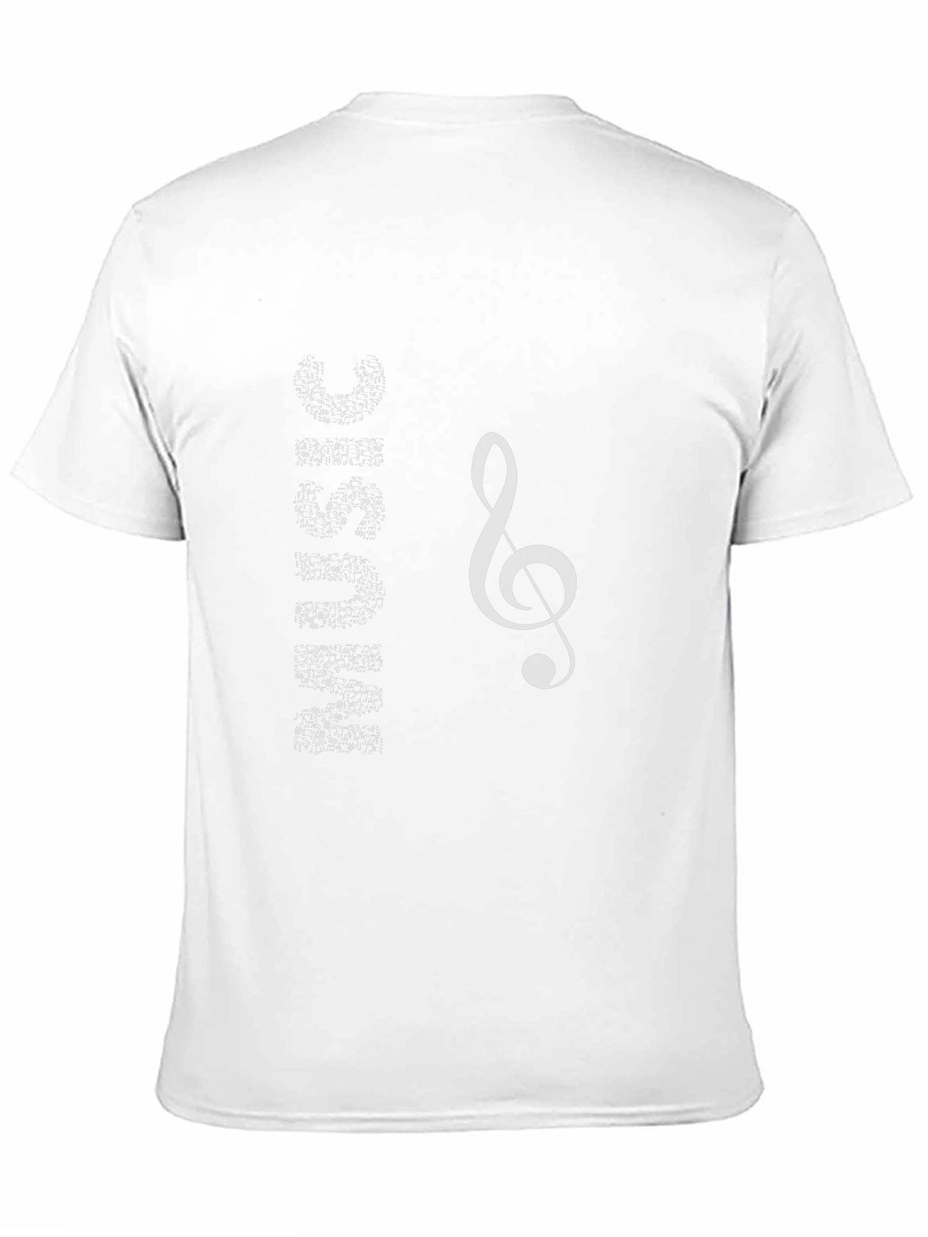 Music Note Graphic Black T-Shirt