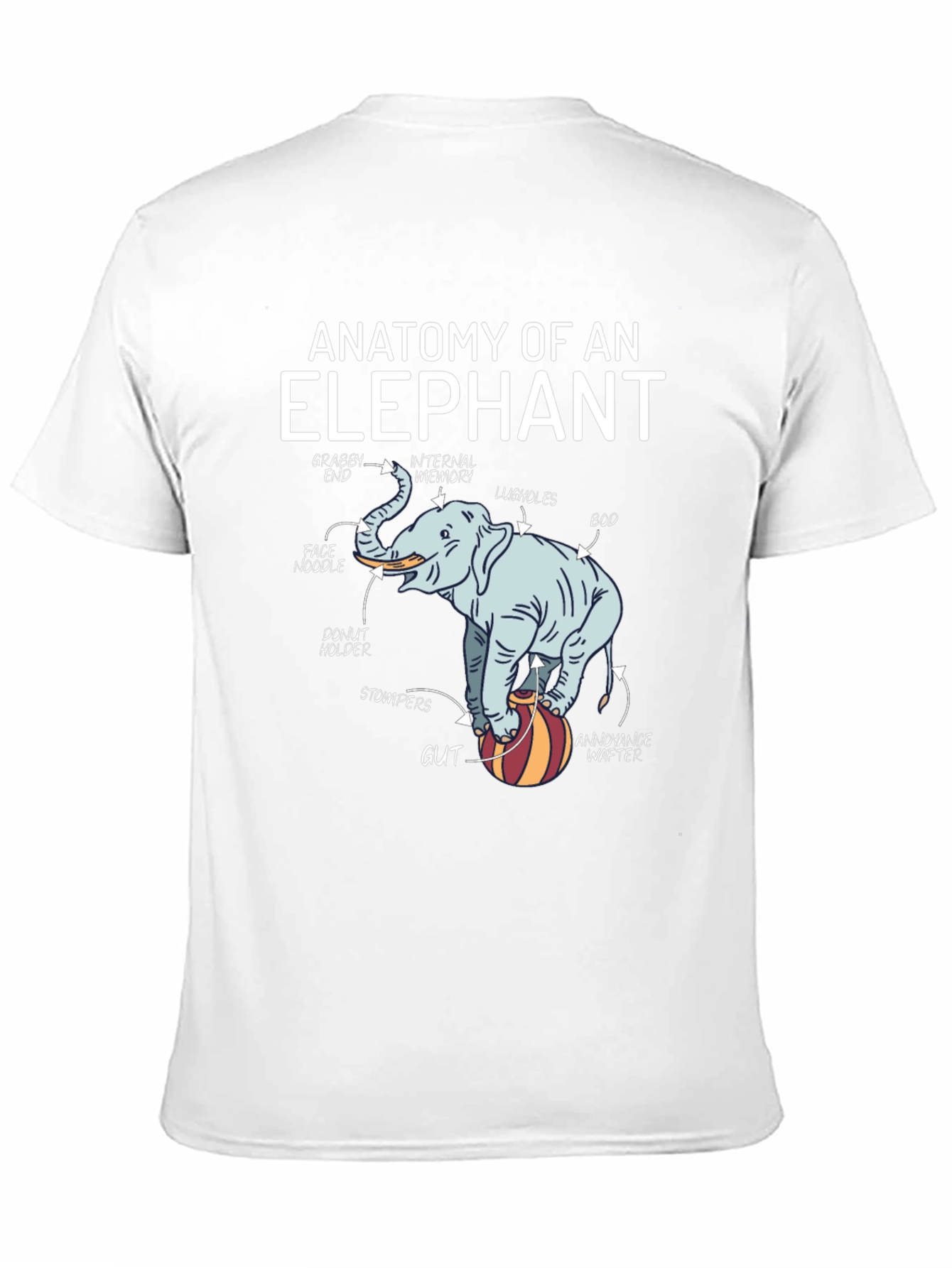 Anatomy of an Elephant Graphic T-Shirt