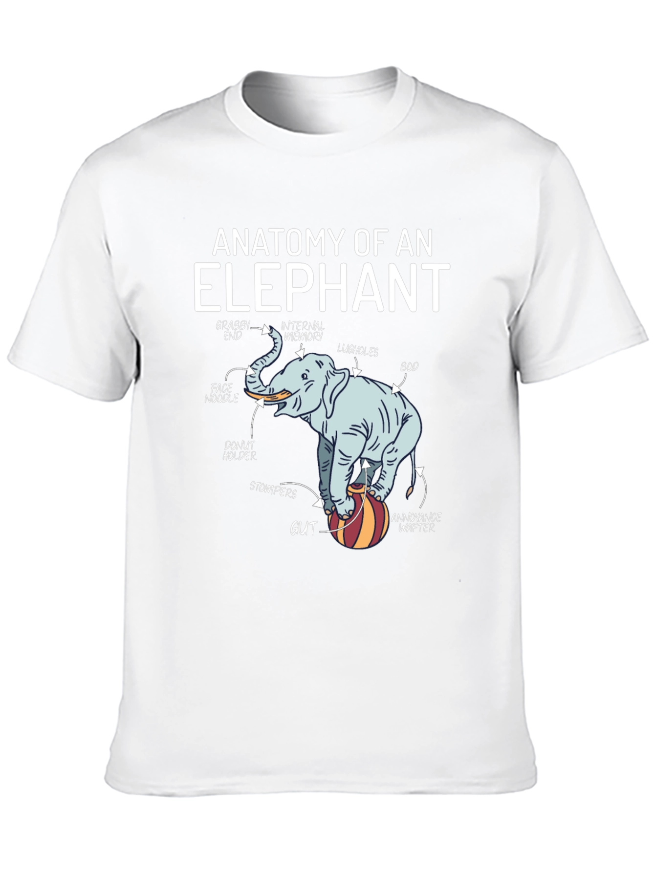 Anatomy of an Elephant Graphic T-Shirt