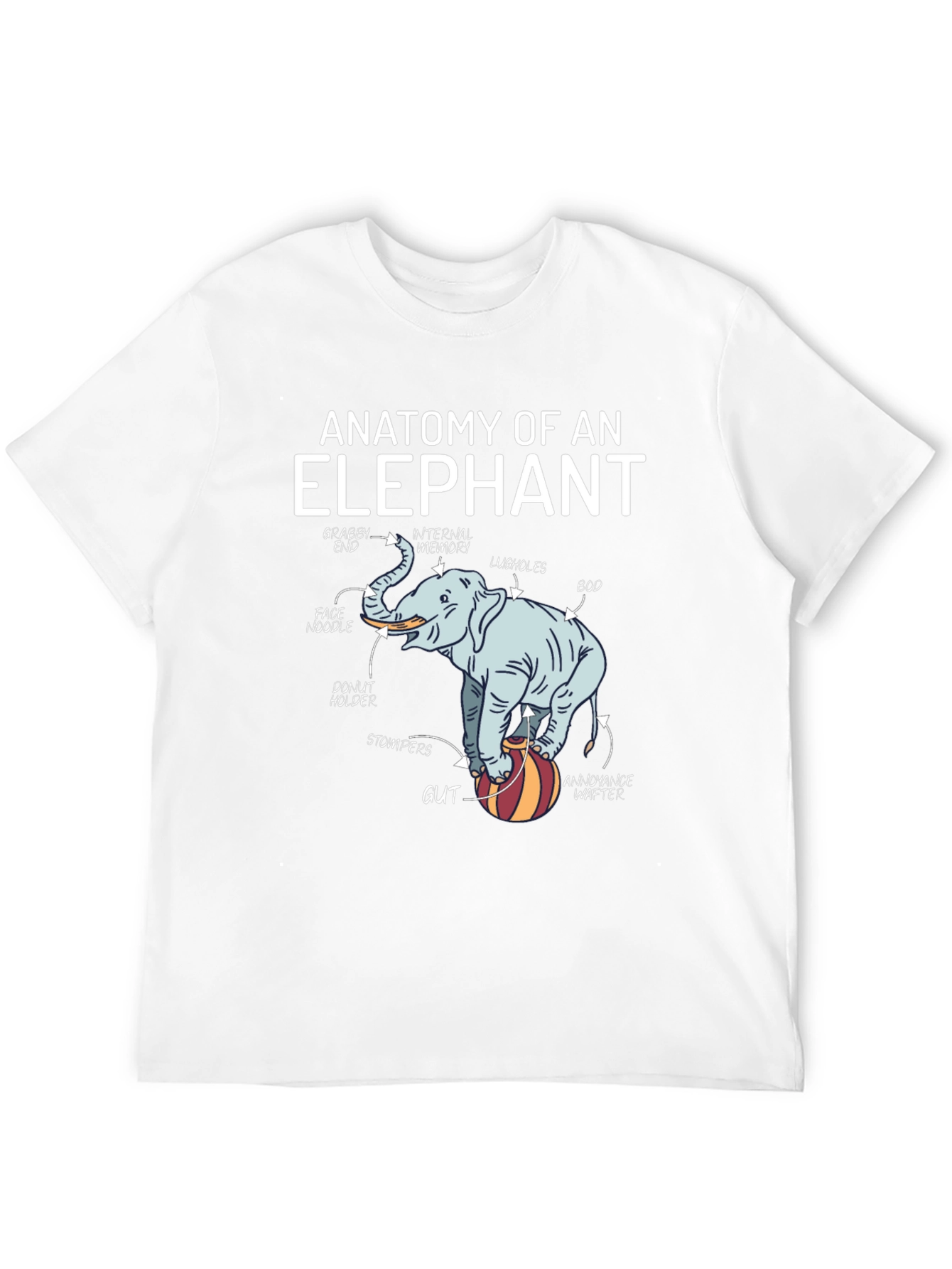 Anatomy of an Elephant Graphic T-Shirt