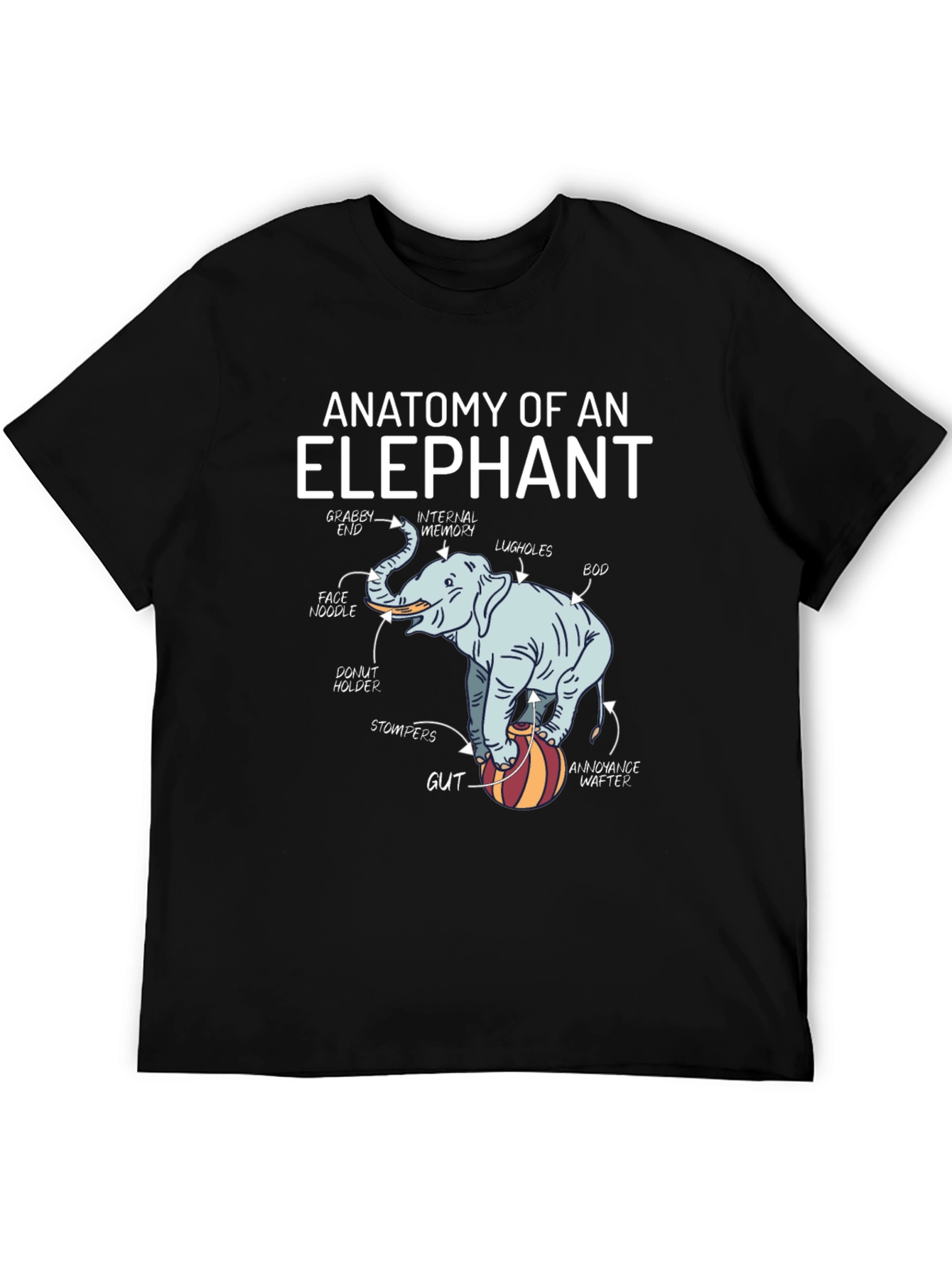 Anatomy of an Elephant Graphic T-Shirt