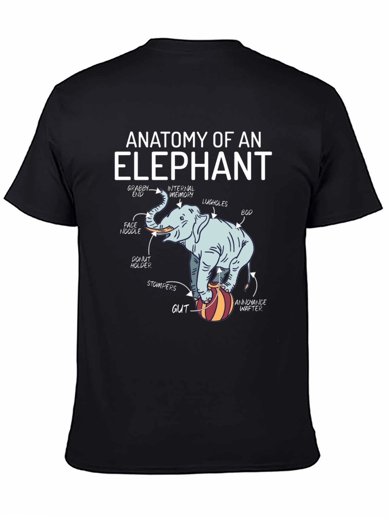 Anatomy of an Elephant Graphic T-Shirt