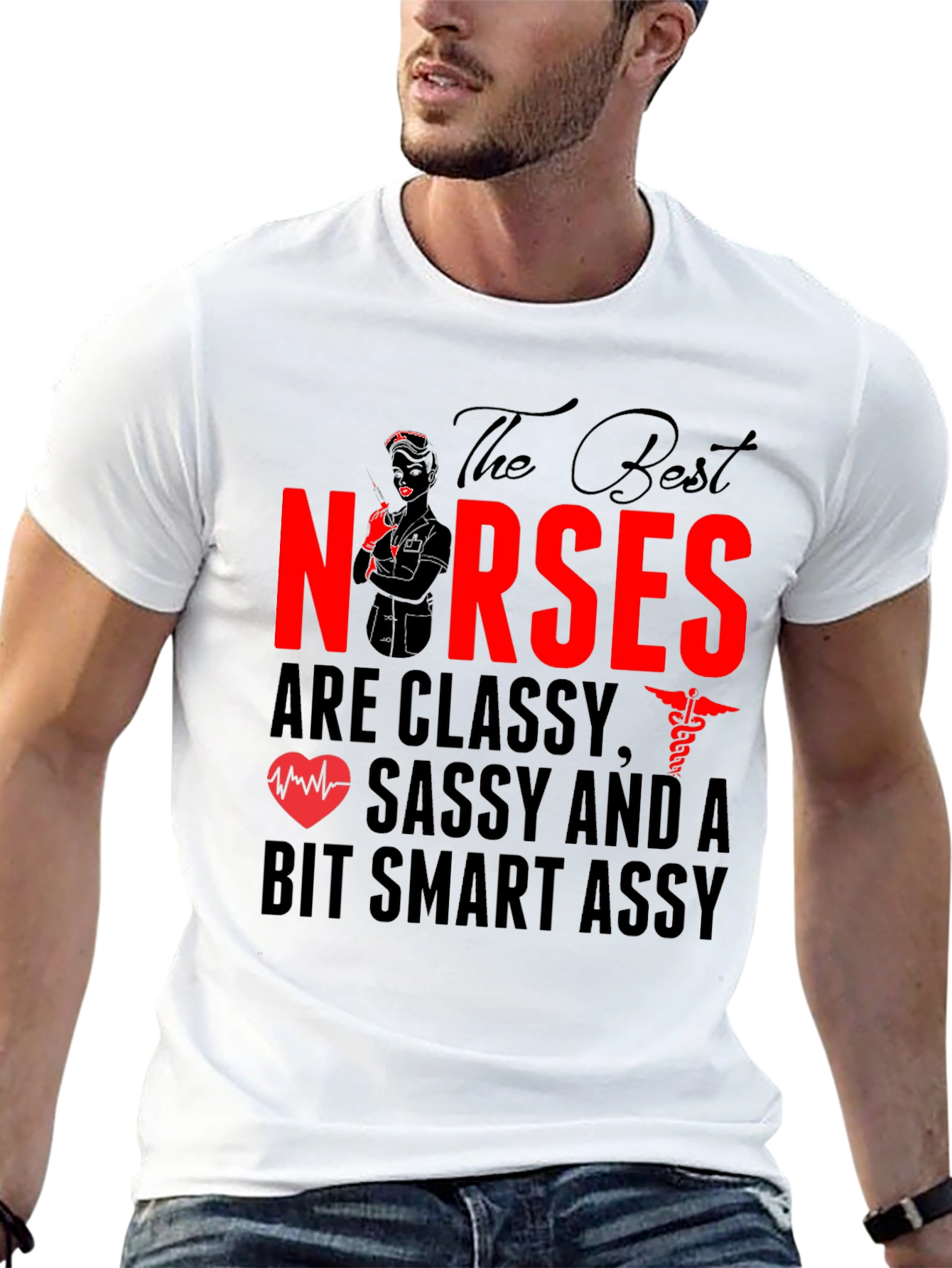 Classy Nurses Graphic Tee - Sassy & Smart