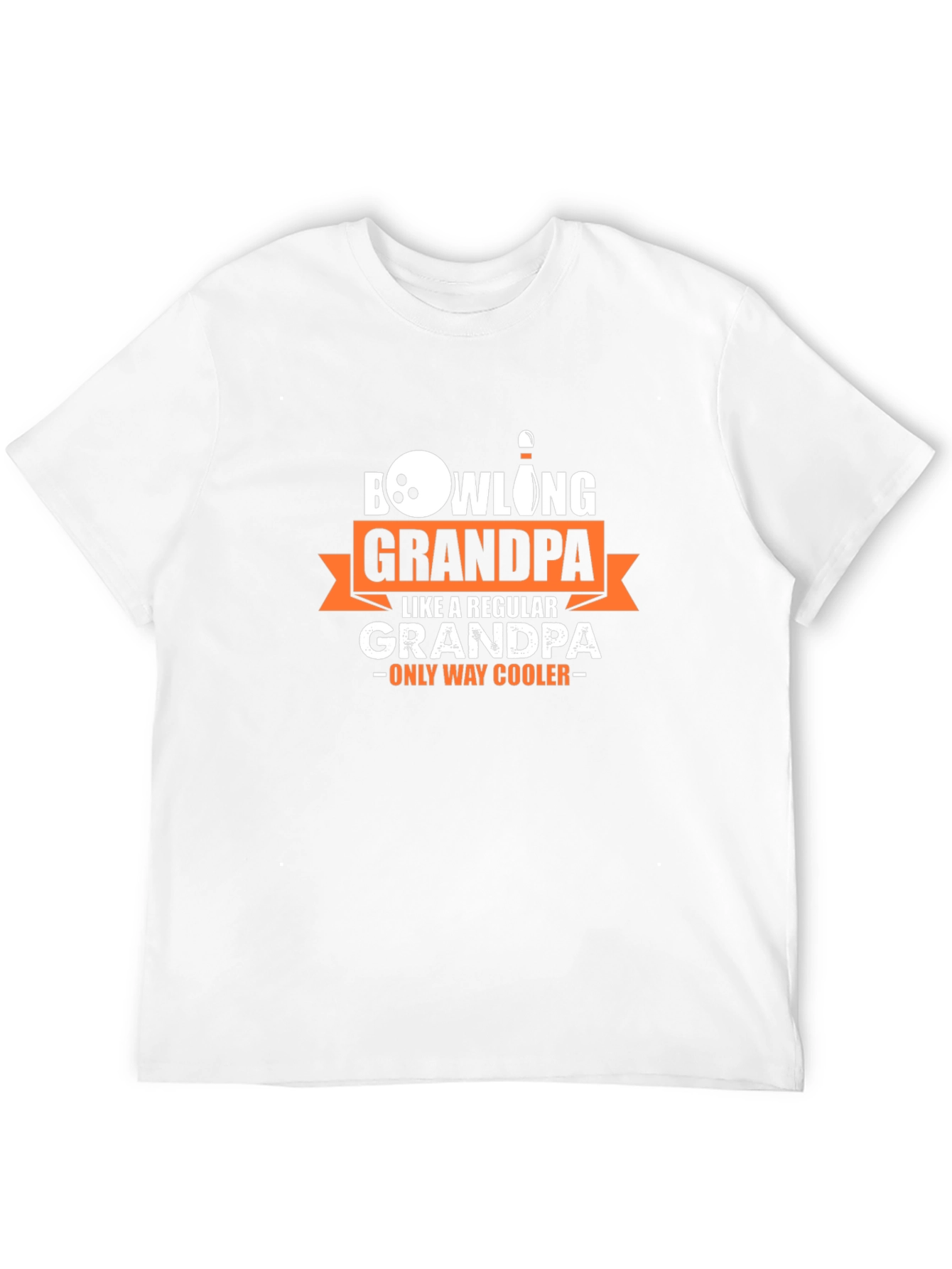 Bowling Grandpa T-Shirt - Cool Grandpa Graphic Tee