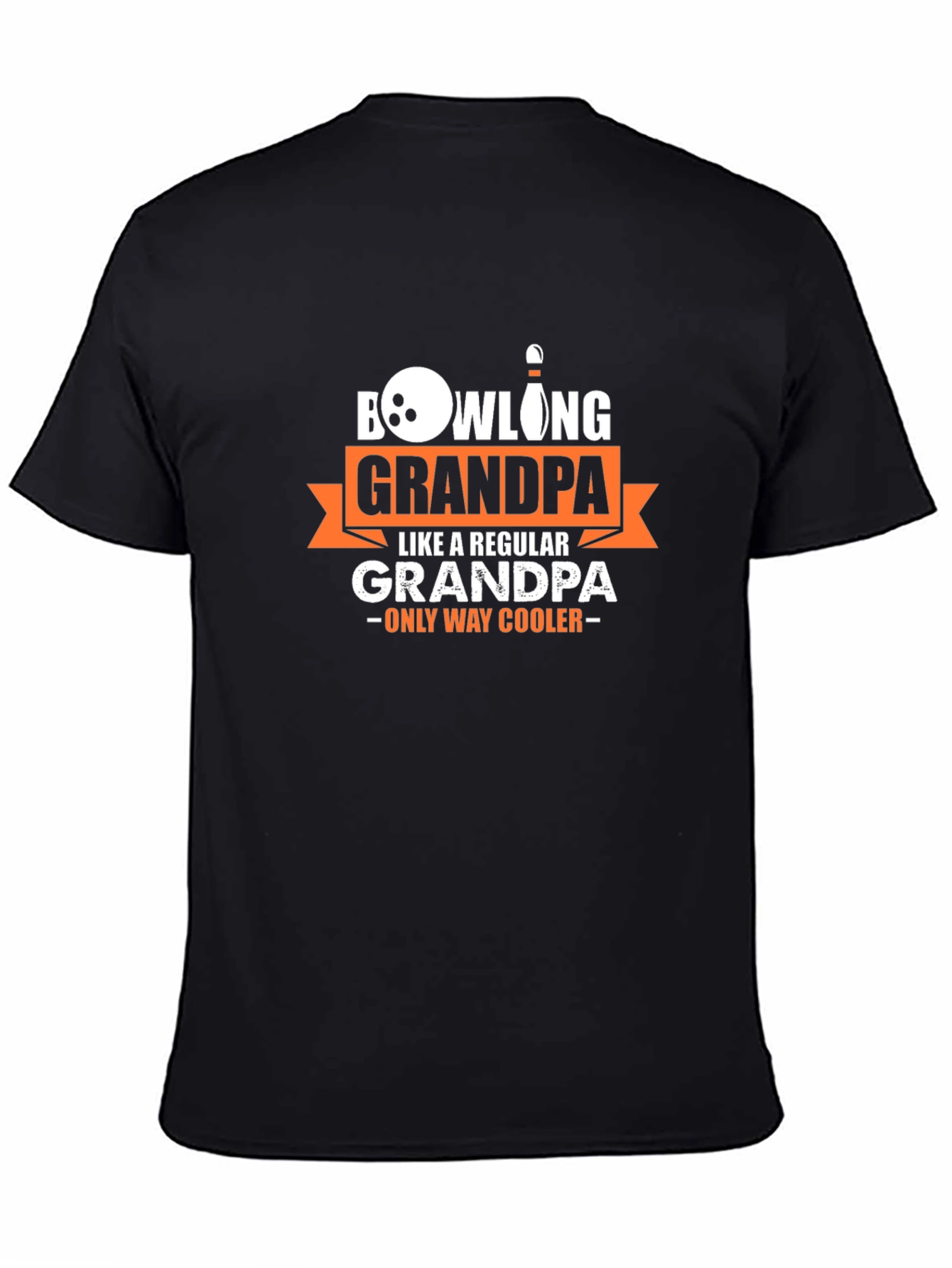 Bowling Grandpa T-Shirt - Cool Grandpa Graphic Tee
