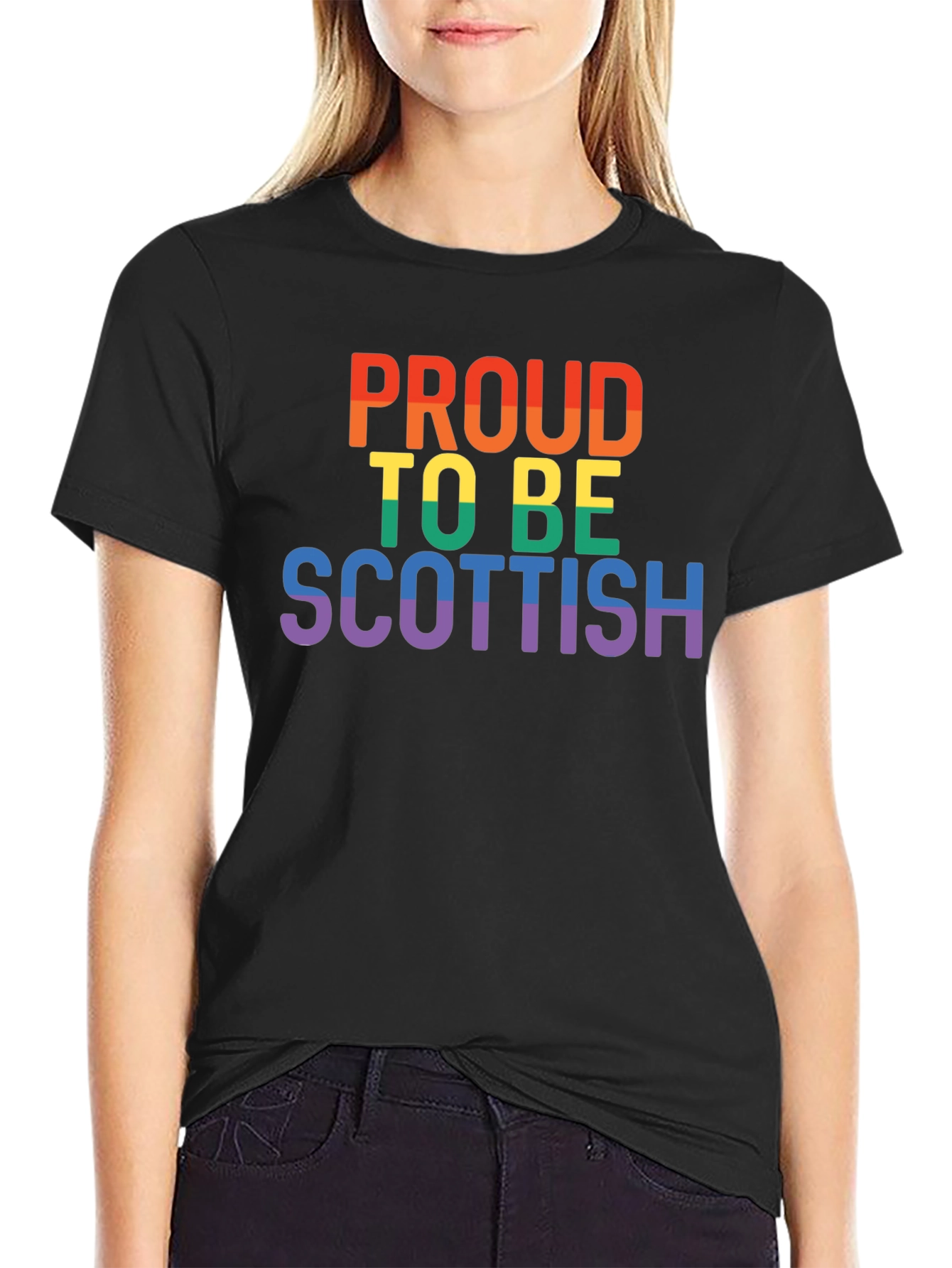 Proud to be Scottish LGBTQ+ Pride T-Shirt