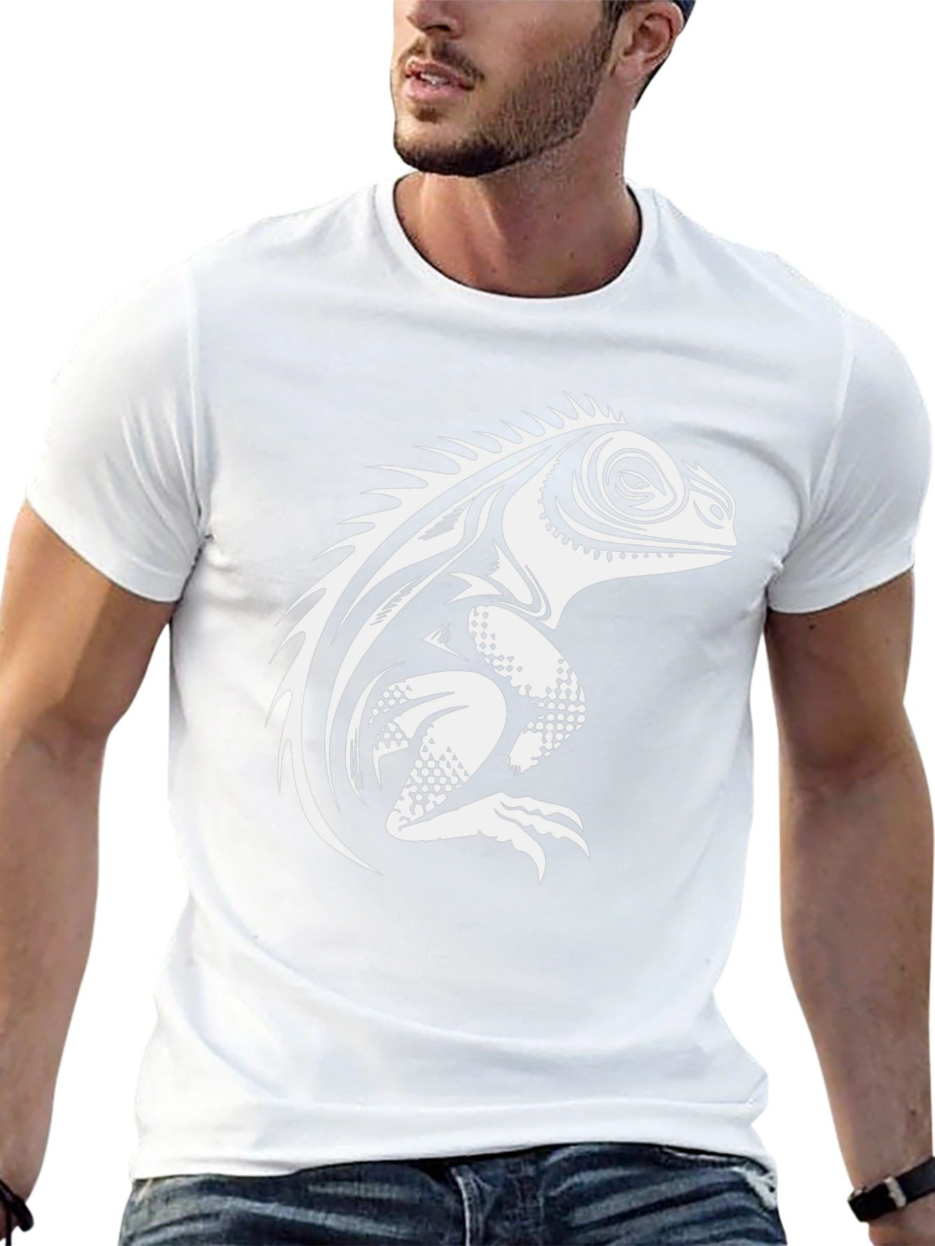 Iguana Graphic Tee - Cool Reptile Design