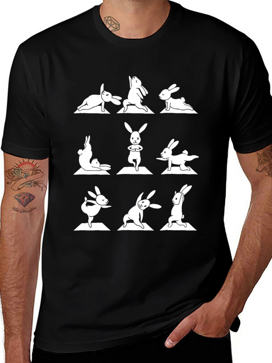 Yoga Bunny T-Shirt - Funny Exercise Tee