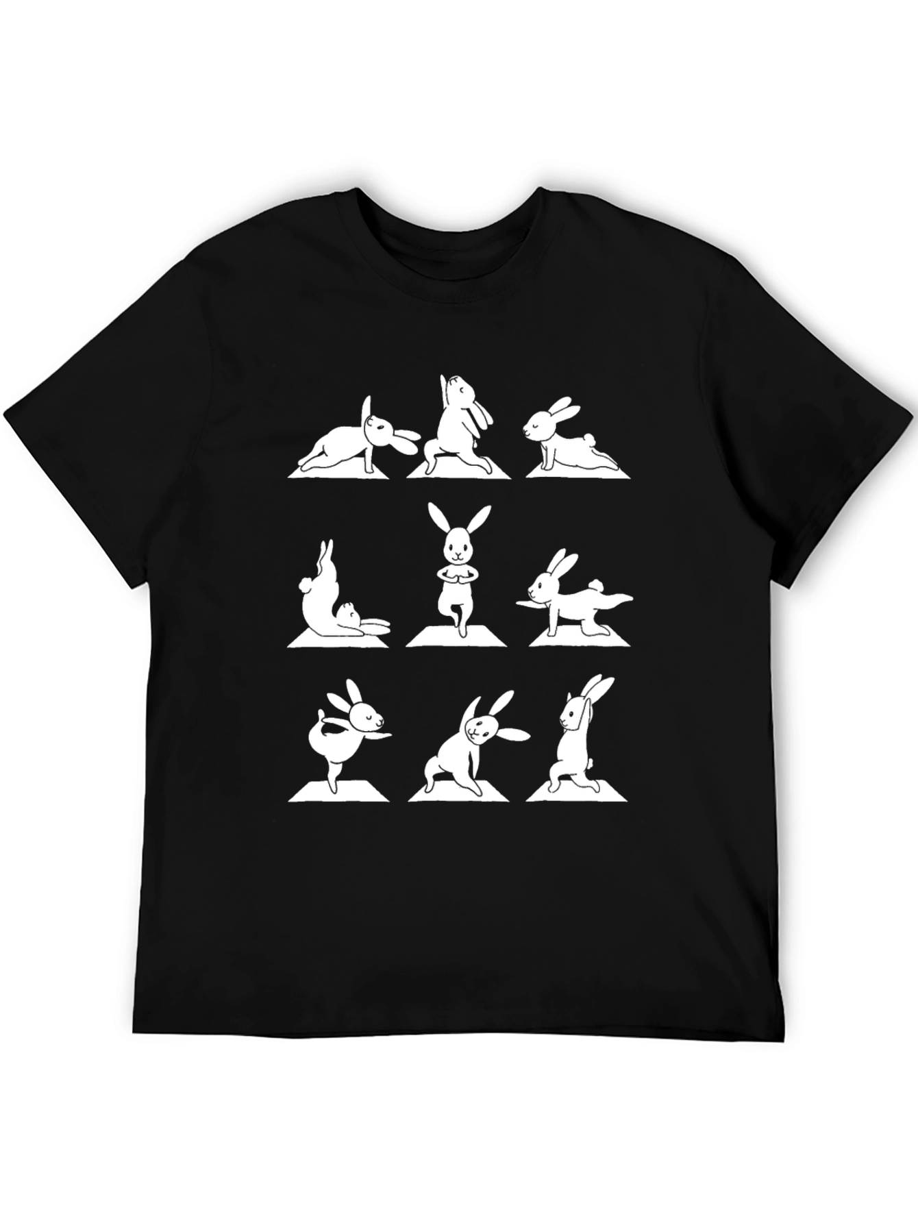 Yoga Bunny T-Shirt - Funny Exercise Tee