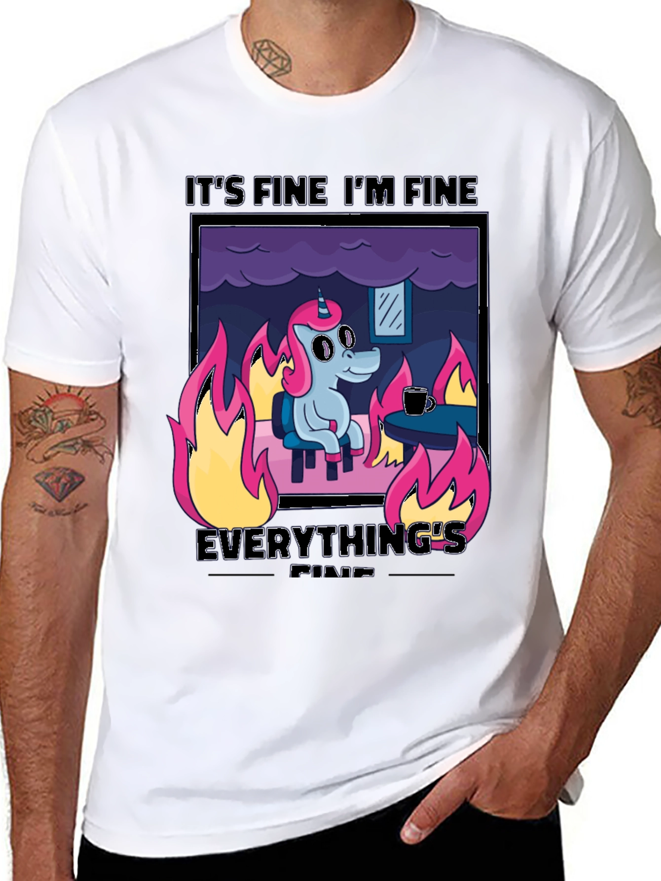 Its Fine Im Fine Everythings Fine T-Shirt