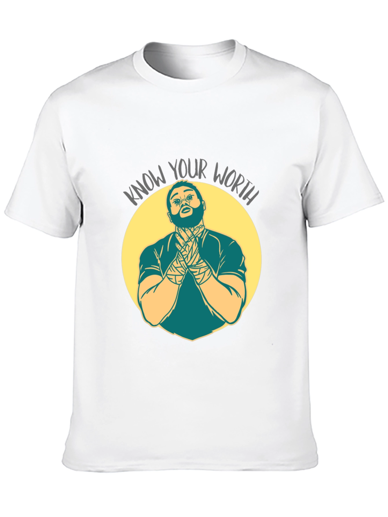 Know Your Worth Graphic T-Shirt - Black