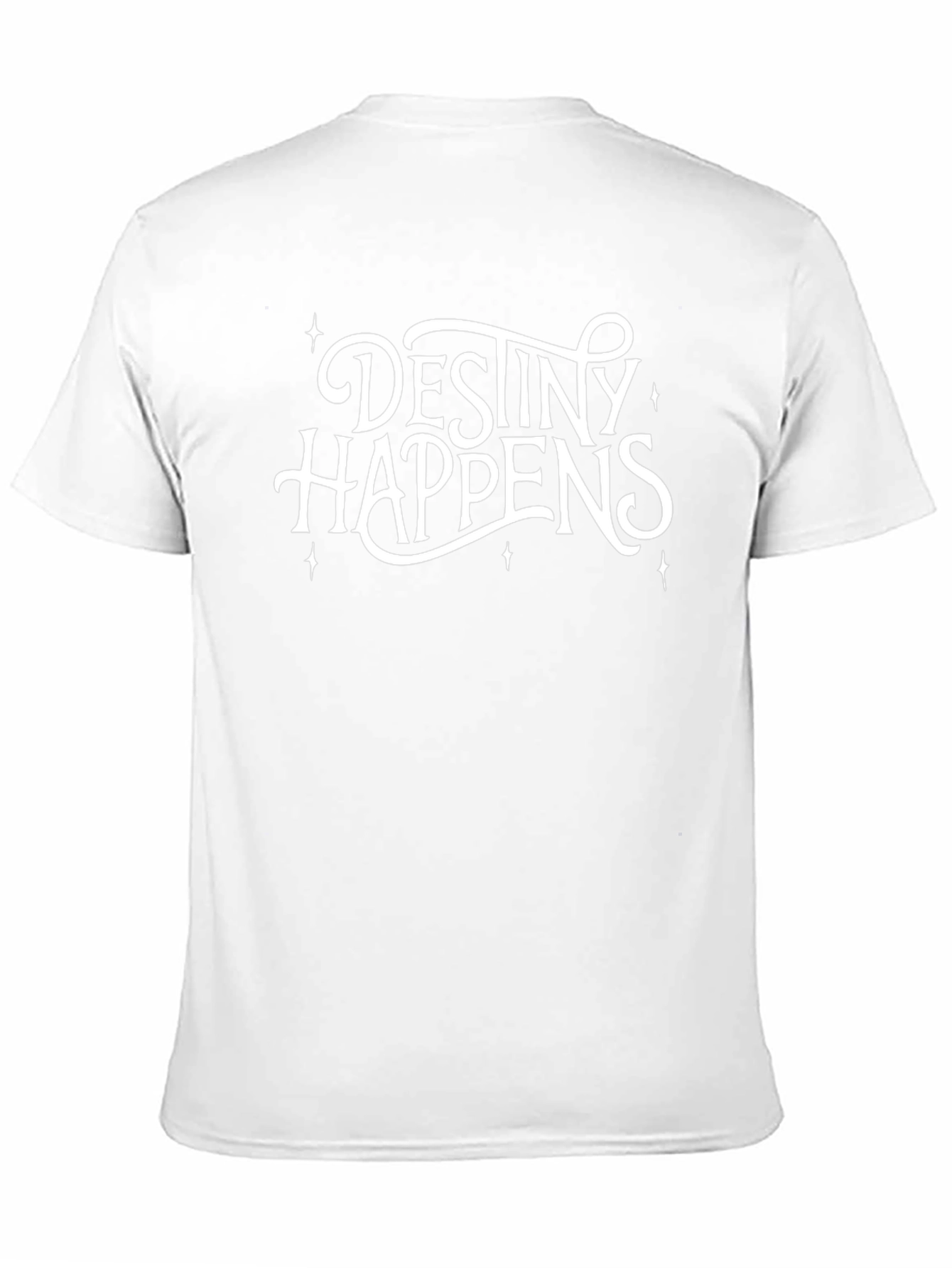 Destiny Happens Black Graphic T-Shirt