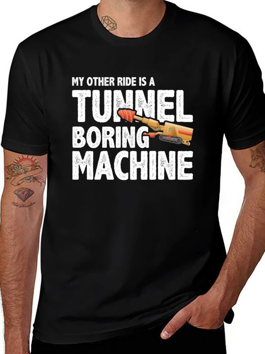 Tunnel Boring Machine T-Shirt - Funny Construction Tee