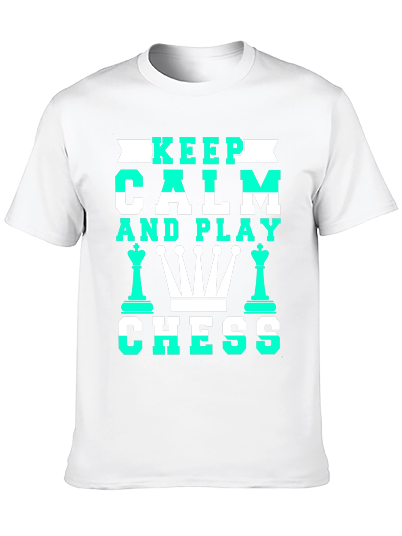 Keep Calm and Play Chess Graphic T-Shirt