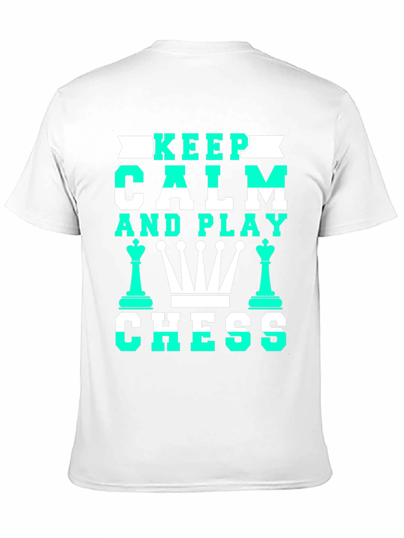 Keep Calm and Play Chess Graphic T-Shirt