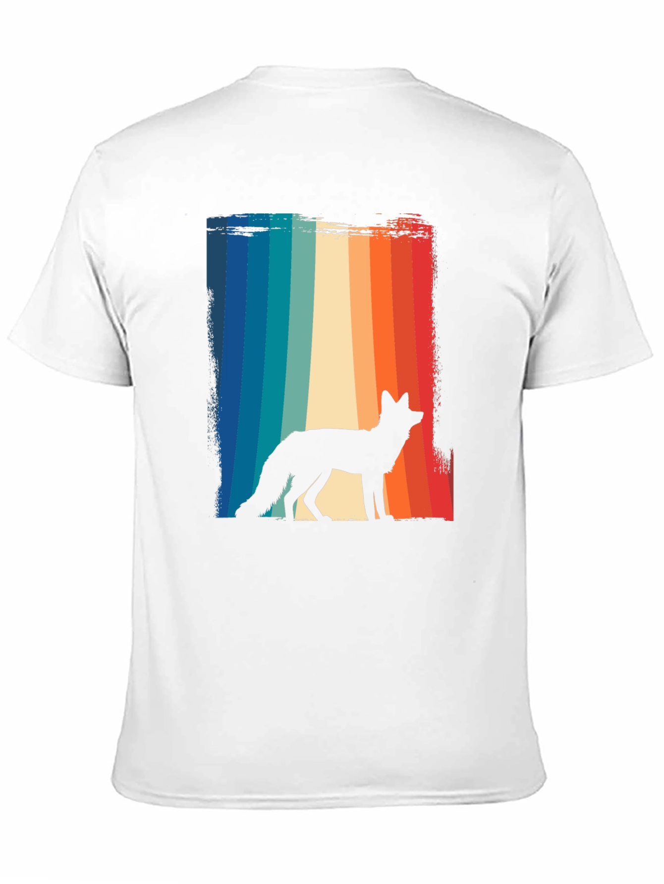 Retro Fox Silhouette Graphic Tee