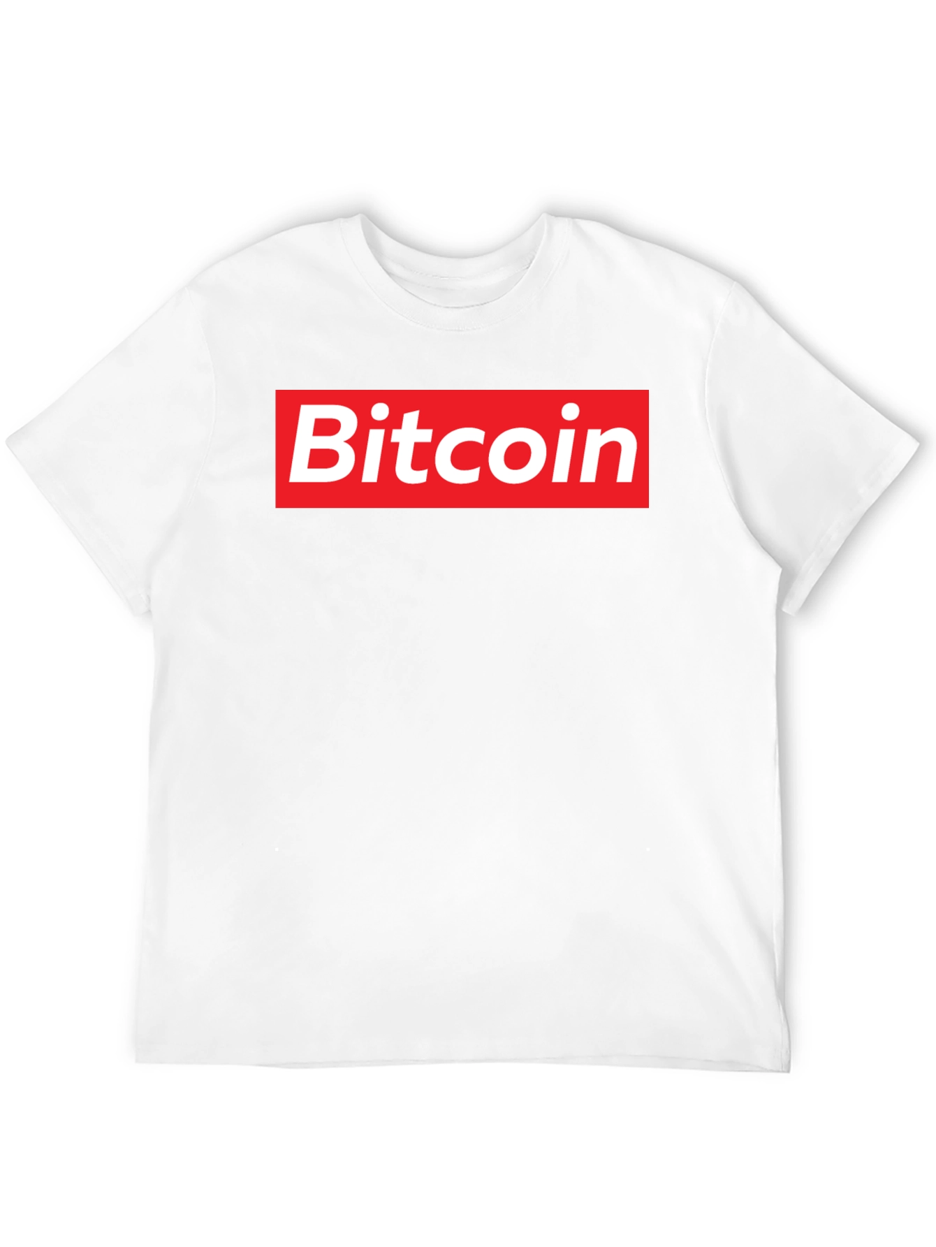 Bitcoin Box Logo T-Shirt - Trendy Crypto Tee
